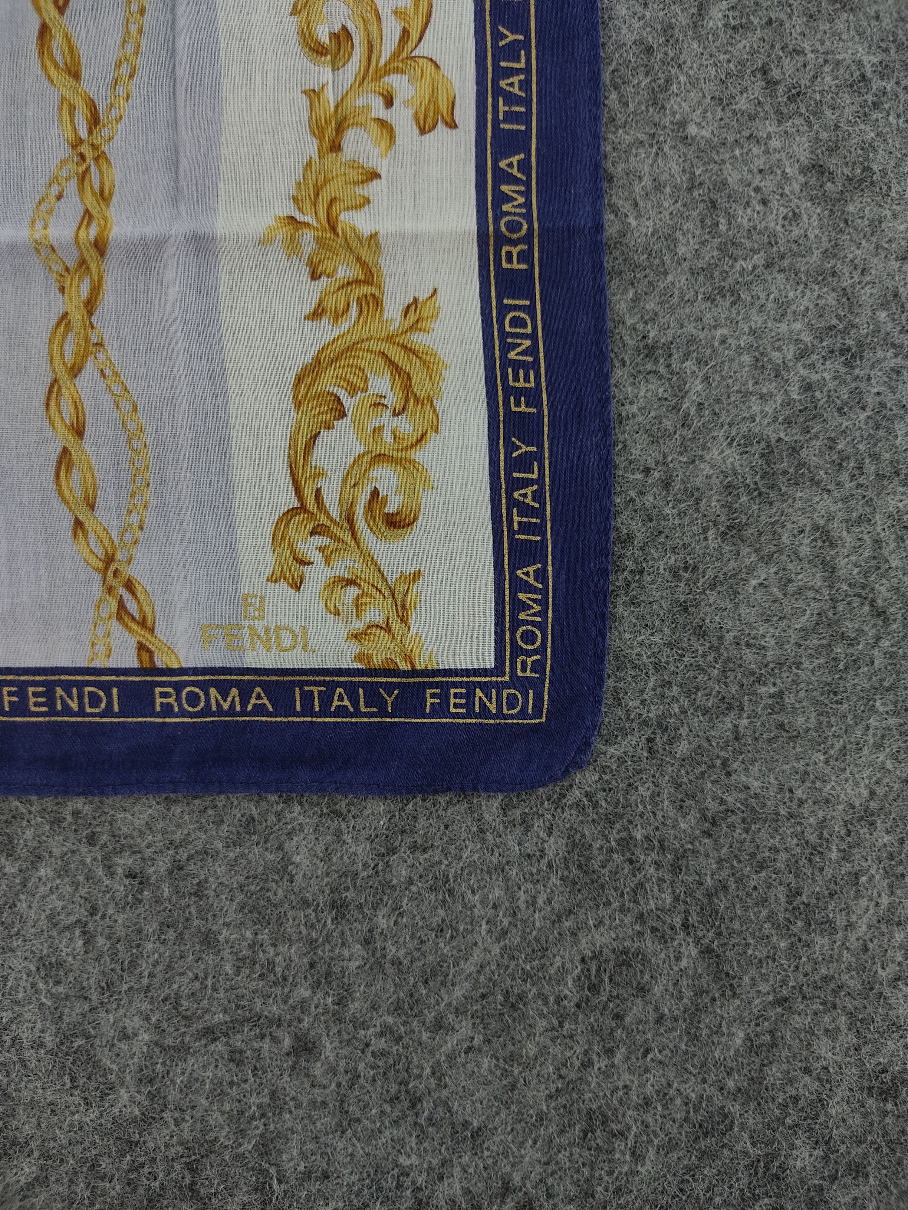 Fendi Vintage Fendi Handkerchief Neckerchief Bandana H152D Size ONE SIZE - 4 Thumbnail
