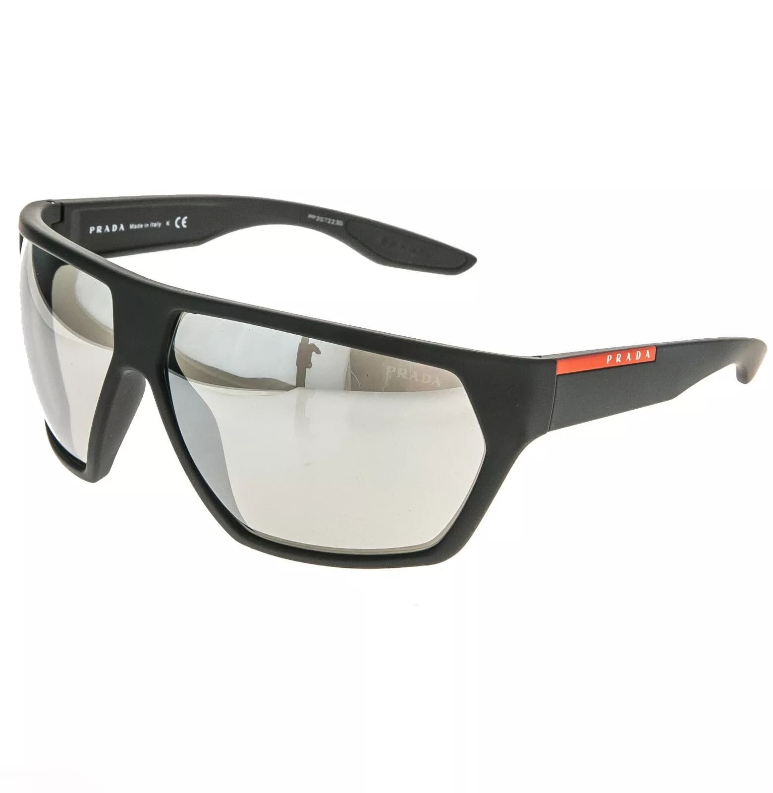 Prada PRADA LINEA ROSSA ACTIVE 08U Black Sport Sunglasses PS08US Size ONE SIZE - 4 Thumbnail