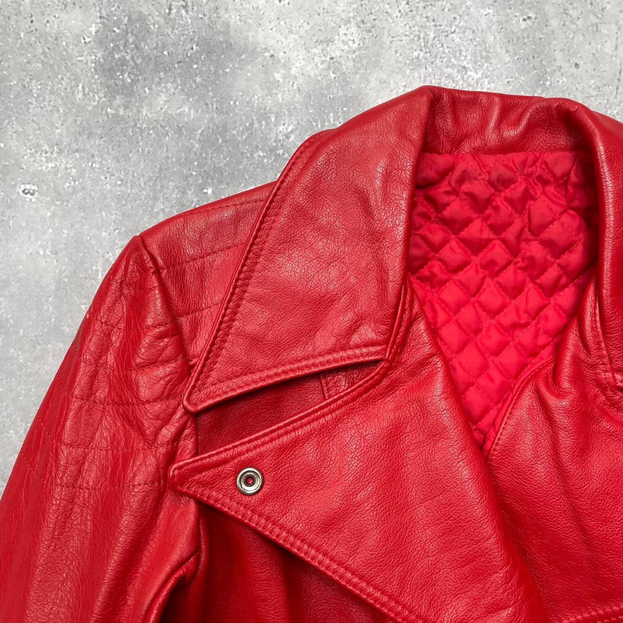 Vintage Vintage 70s 80s Furygan Motorcycle Leather Jacket Women’s 42 Size M / US 6-8 / IT 42-44 - 3 Thumbnail
