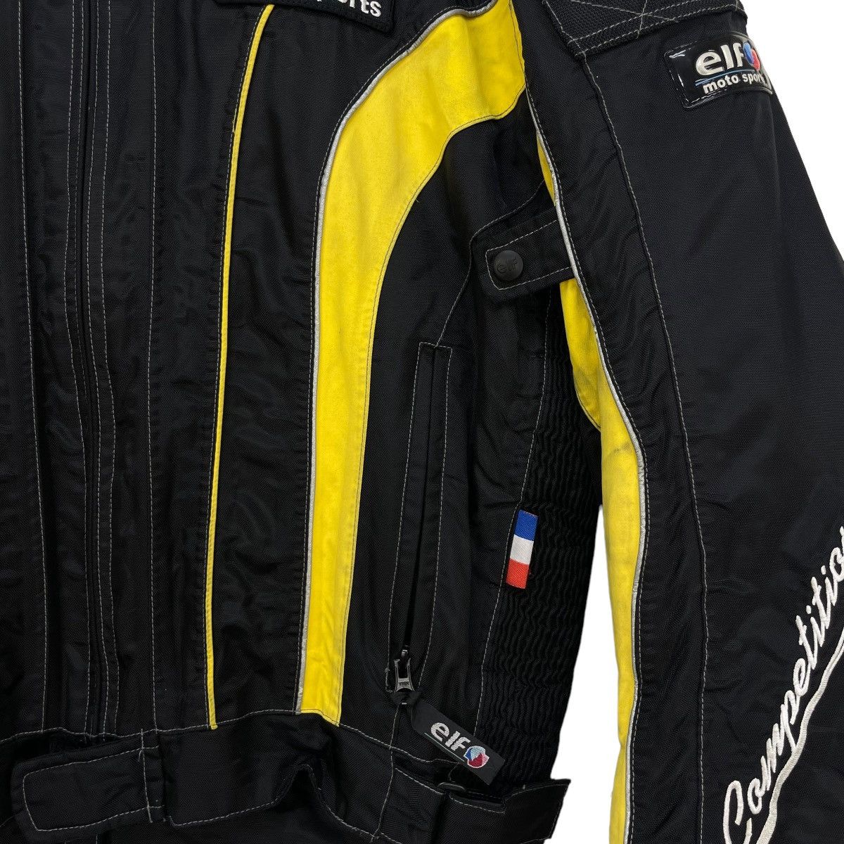 YELLOW CORN 💥Racing Team Elf Competition Motorcycle Biker Jacket Size US M / EU 48-50 / 2 - 12 Thumbnail