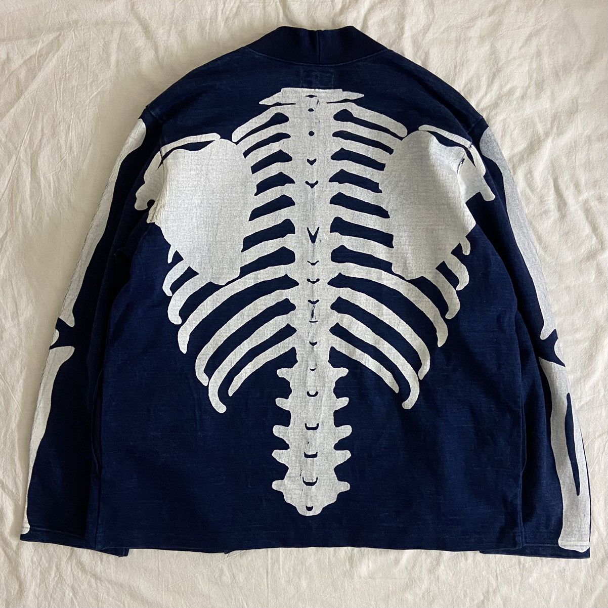 Kapital Kountry KAPITAL KOUNTRY BONE pattern Indigo dyeing sweat shirt Size US M / EU 48-50 / 2 - 4 Thumbnail