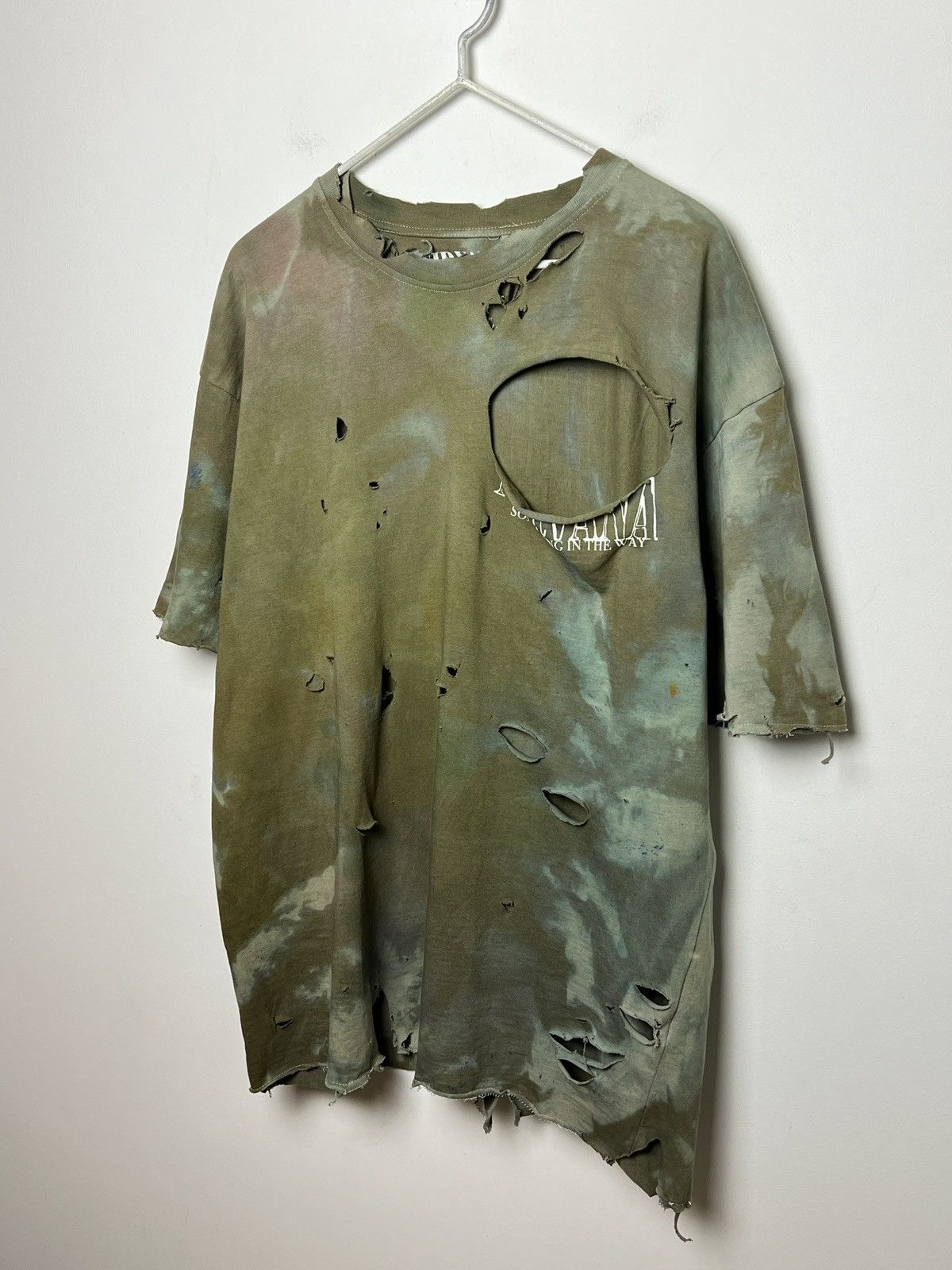Nirvana tie dye trashed nirvana cobain t shirt 1/1 y2k Size US L / EU 52-54 / 3 - 3 Thumbnail