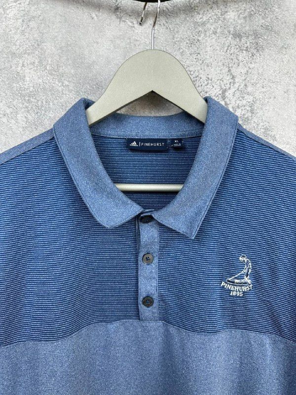 Adidas Adidas Pinehurst 1895 Golf Polo Shirt Striped Performance Size US XL / EU 56 / 4 - 4 Thumbnail