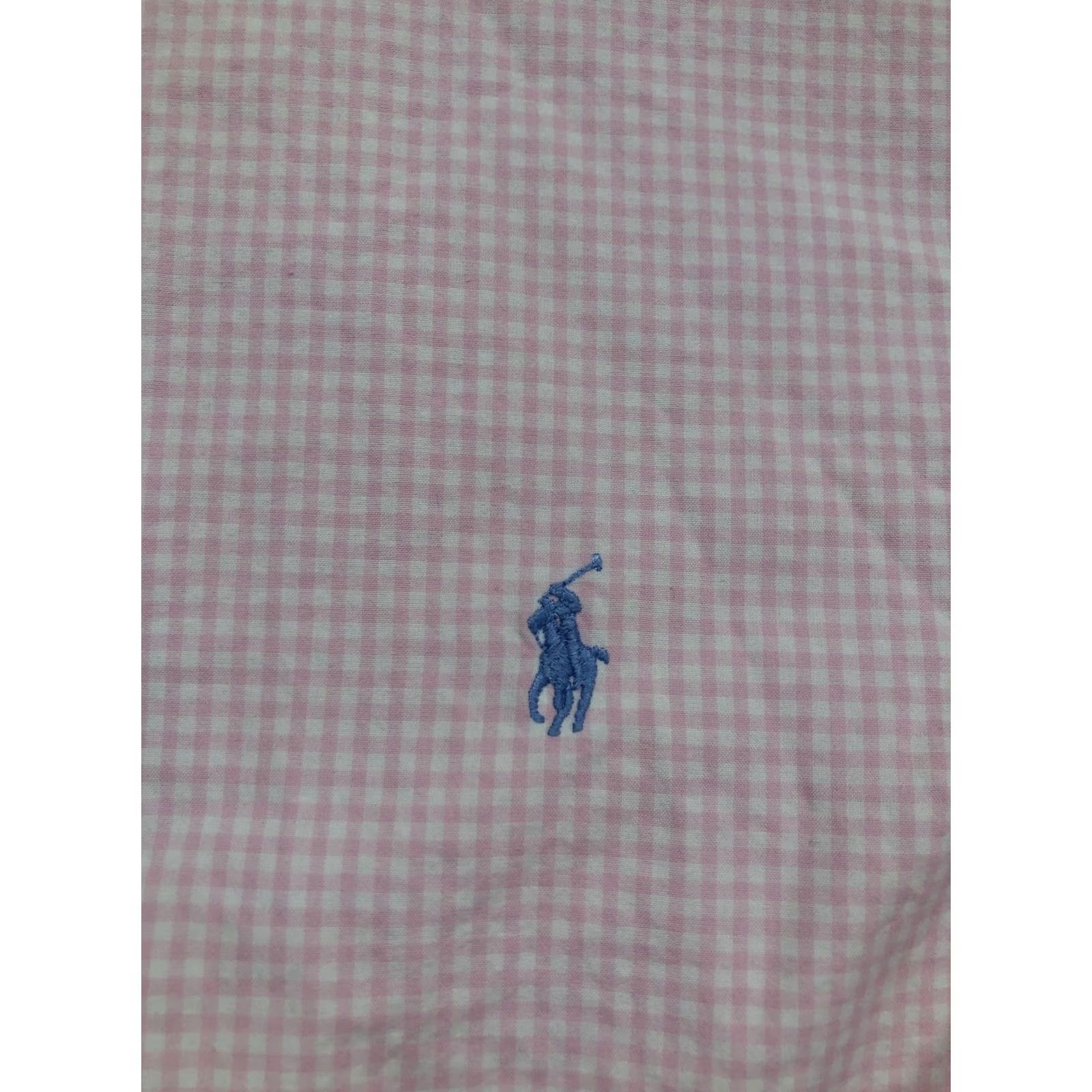 Ralph Lauren Ralph Lauren Shirt Mens 2XL Pink Check Button-Down Long Sleeve Pony Logo Casual Size US XXL / EU 58 / 5 - 6 Thumbnail