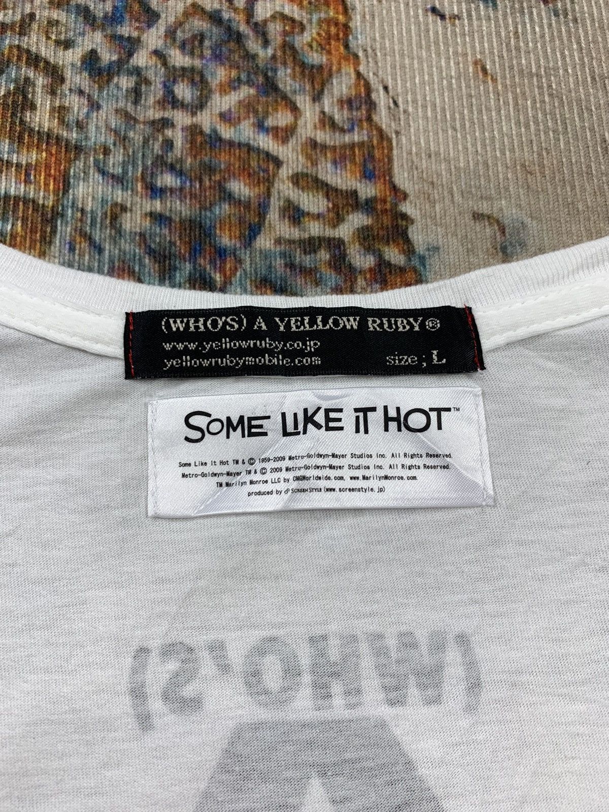 Vintage Some Like It hot “Marilyn Monroe” Shirt Size US M / EU 48-50 / 2 - 3 Thumbnail