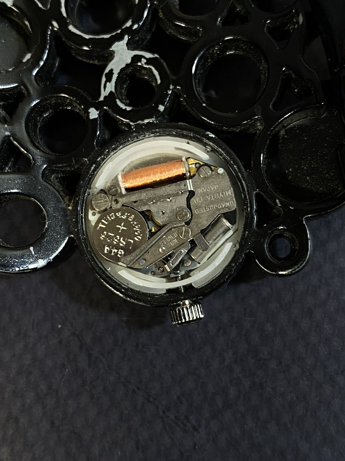 Japanese Brand Futuristic Watch with Leather Strap Japanese Brand Size ONE SIZE - 13 Thumbnail
