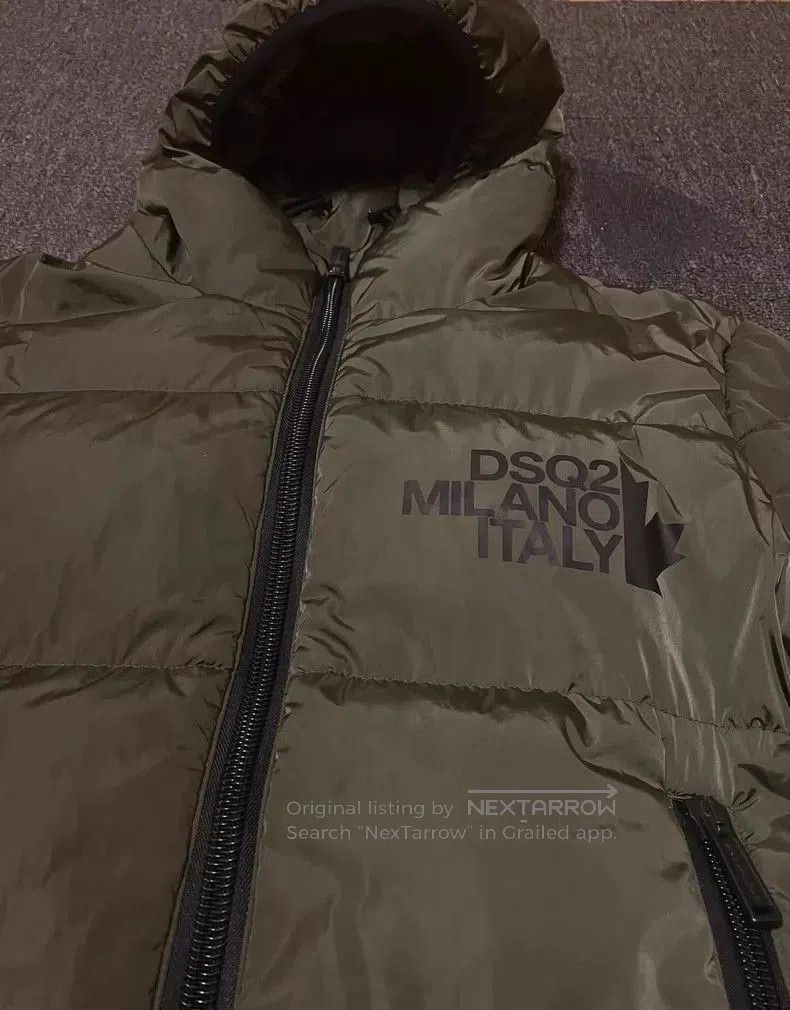 Dsquared2 DSquared2 Olive Green Puffer Jacket. Size US M / EU 48-50 / 2 - 3 Thumbnail