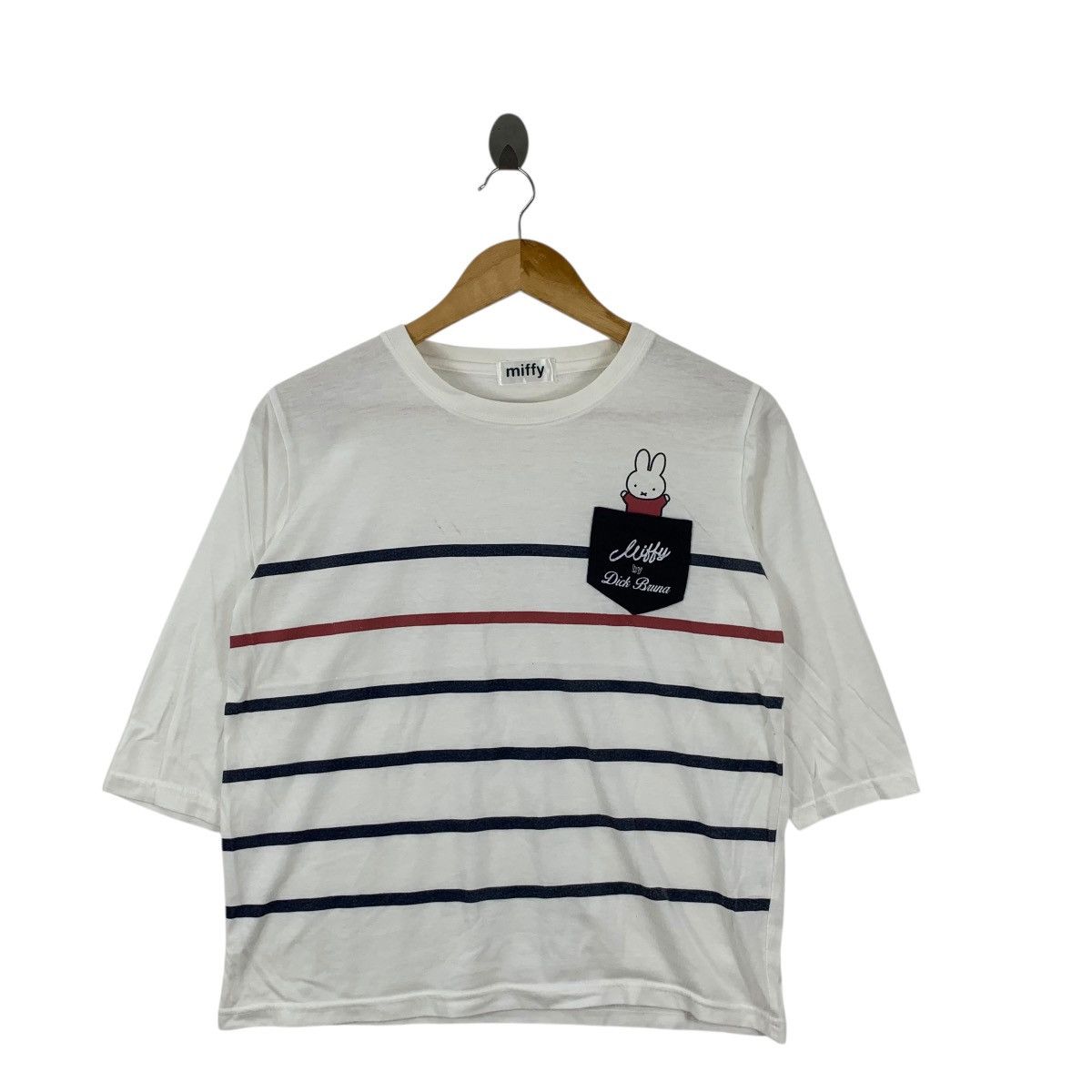 Other MIFFY DICK BRUNA Cartoon Comic Striped Boxy Tee Shirt Top Size M / US 6-8 / IT 42-44 - 4 Thumbnail