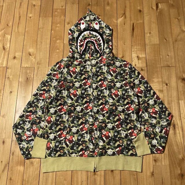 Bape BAPE × Disney Ralph Milo Shark Full Zip Hoodie ABC CAMO APE Size US XXL / EU 58 / 5 - 2 Thumbnail