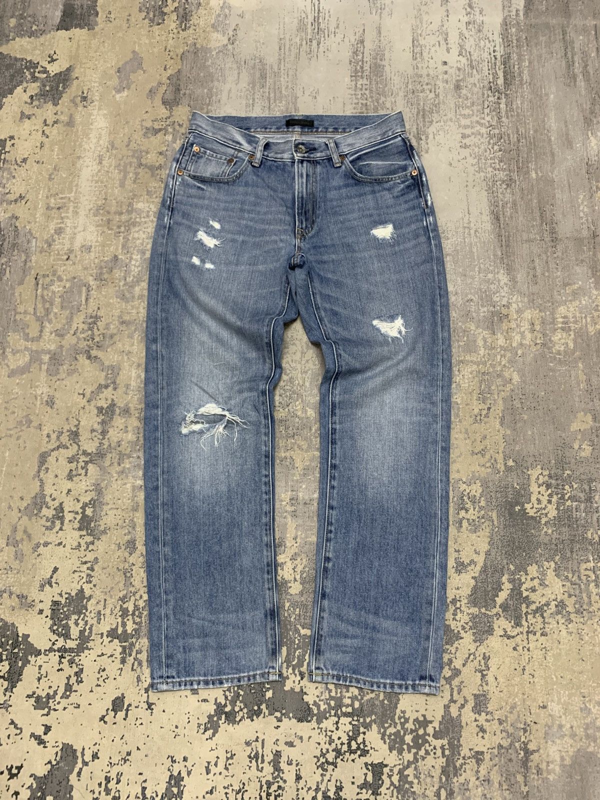 Undercover Undercover 01 D.A.V.F. Distressed Jeans | Grailed