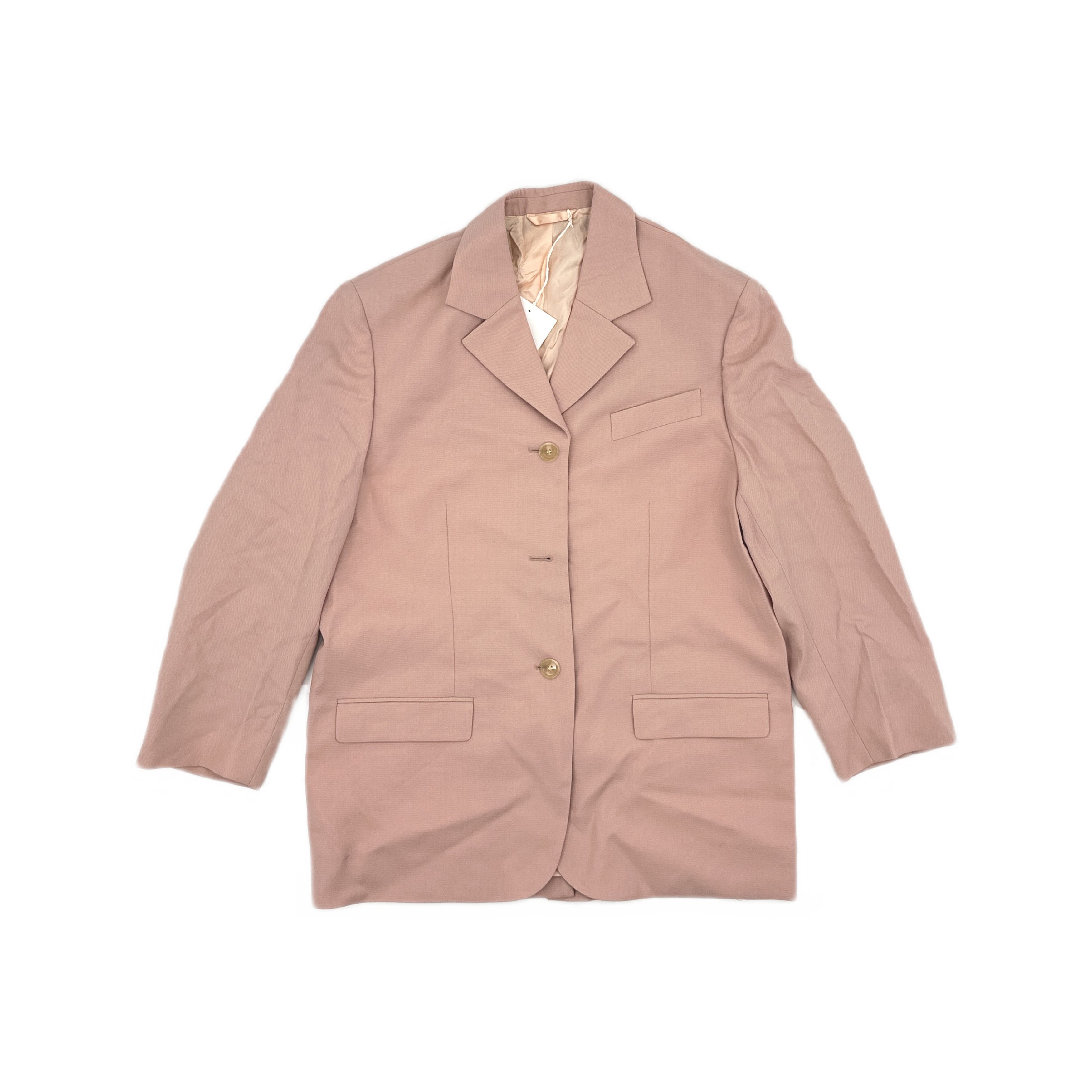 Acne Studios Acne Studios Pink Wool Blend Blazer Size 34 Size XS / US 0-2 / IT 36-38 - 1 Thumbnail