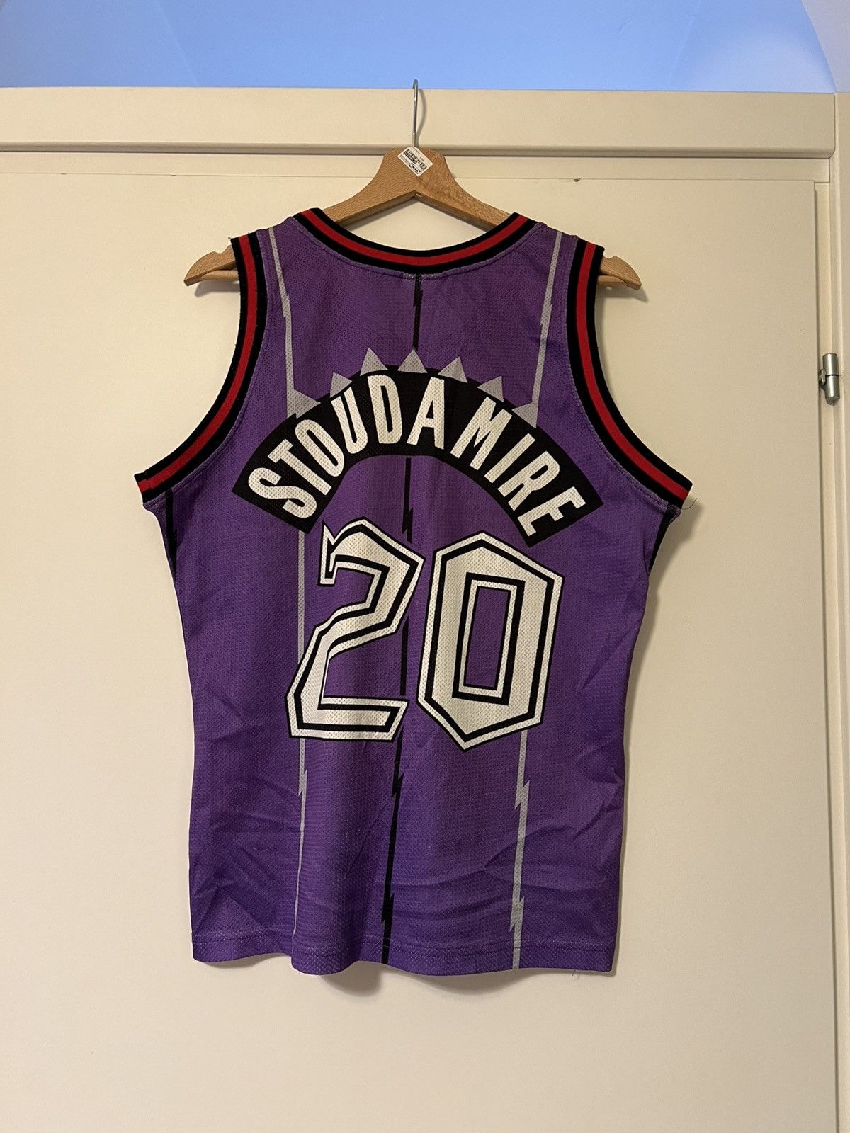Damon Stoudamire #20 Toronto Raptors NBA Champion Jersey