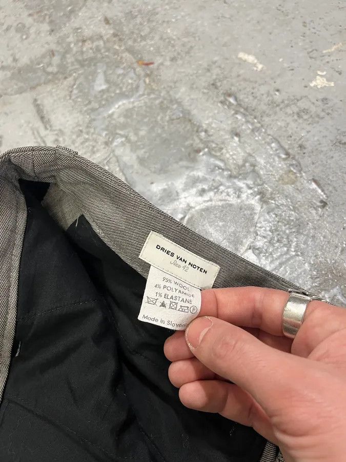 Dries Van Noten 2000s Dries Van Noten Grey Classy Pants Size US 33 - 12 Thumbnail