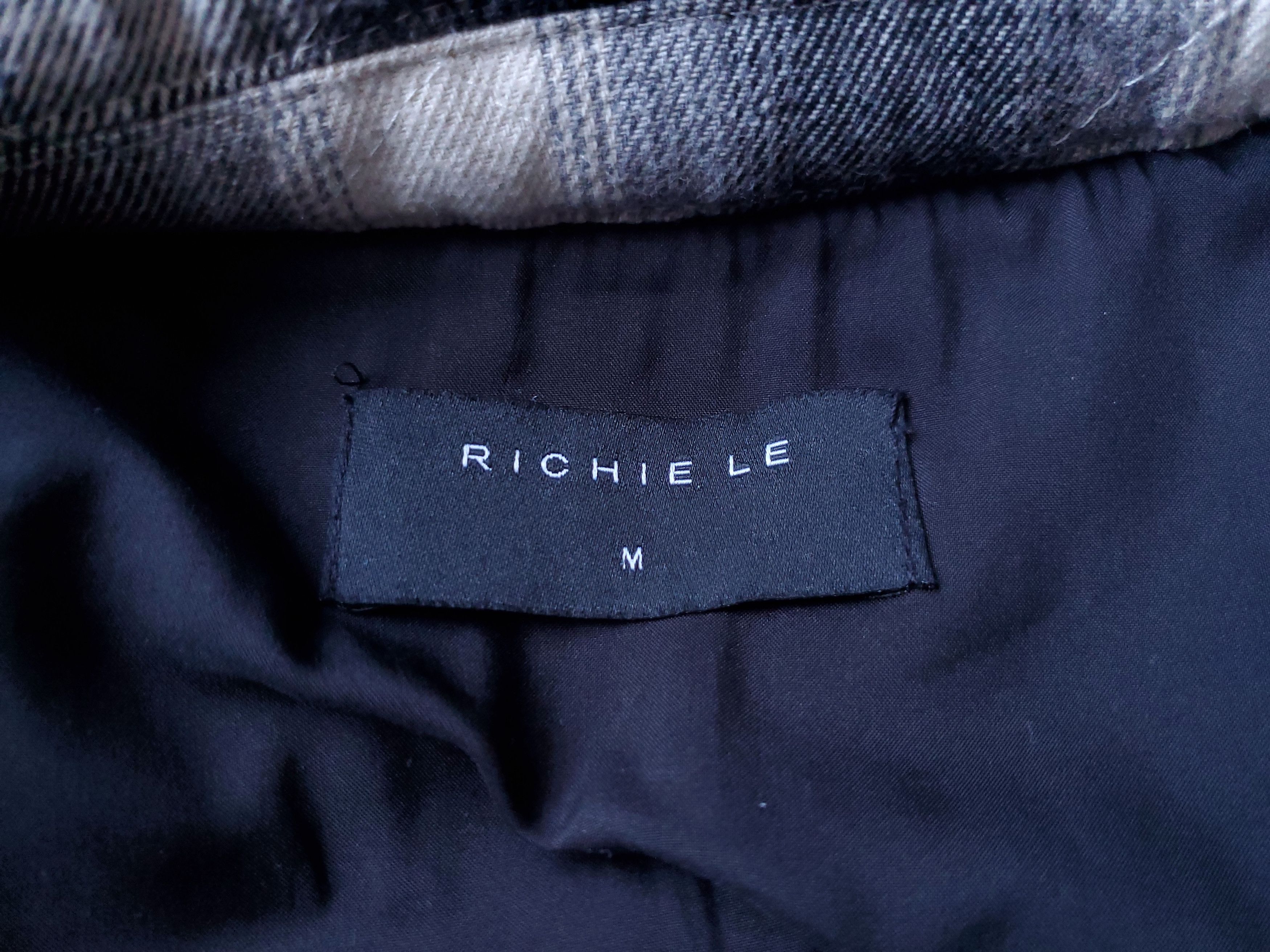Richie Le Collection Richie Le Collection Angel Flannel Jacket Black Shadow Plaid Size US M / EU 48-50 / 2 - 4 Thumbnail