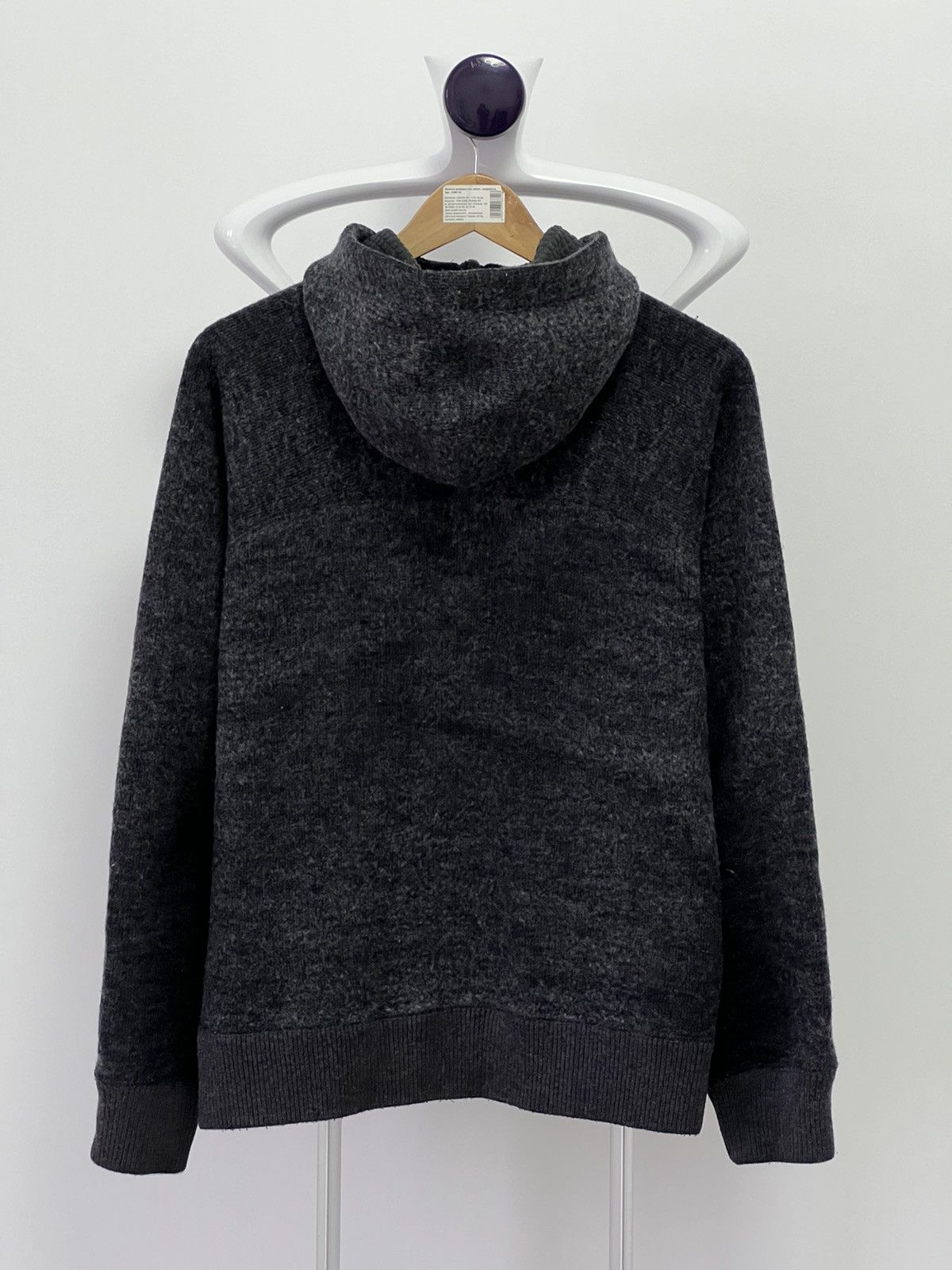 Nike × Vintage Vintage 90s Nike Zip Up Hoodie Sweatshirt Black grey Size US M / EU 48-50 / 2 - 12 Thumbnail