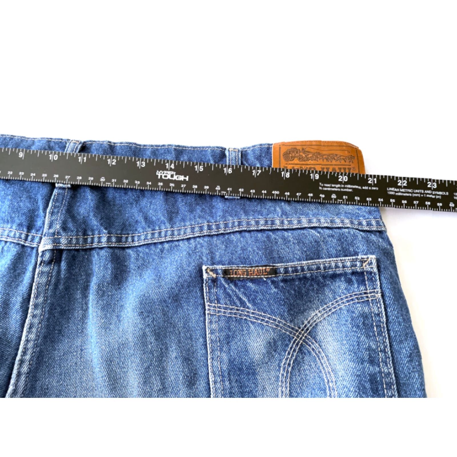 Vintage VINTAGE Long Haul High Rise Denim Jeans 42 Blue 80s Grunge Mens Size US 42 / EU 58 - 7 Thumbnail