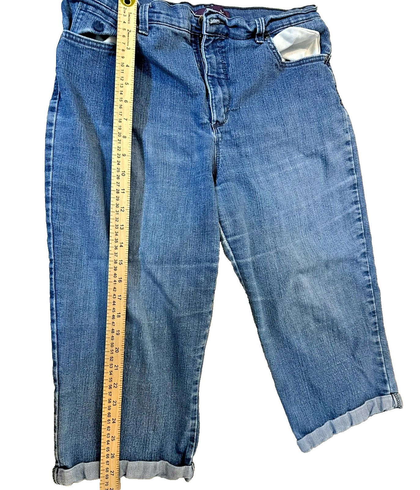Designer Gloria Vanderbilt Amanda Classic Jeans – Size 12, Blue Size 34" / US 12 / IT 48 - 3 Thumbnail