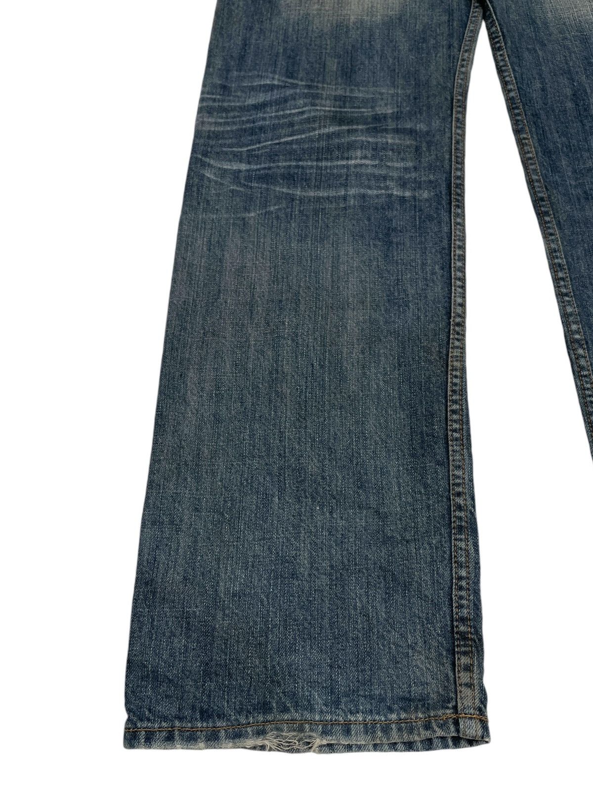 If Six Was Nine × Japanese Brand Rare Vintage Japanese Brand Sukajan Multi Pocket Jeans 1990s Size US 33 - 7 Thumbnail