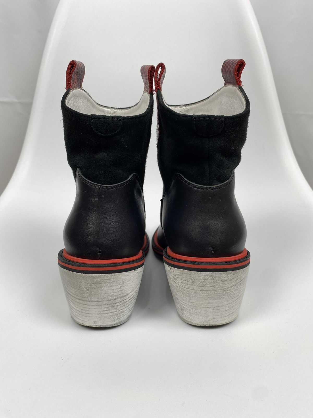 Designer Stefania Georgia Genuine Leather Boots size 38 Size US 8 / IT 38 - 3 Thumbnail