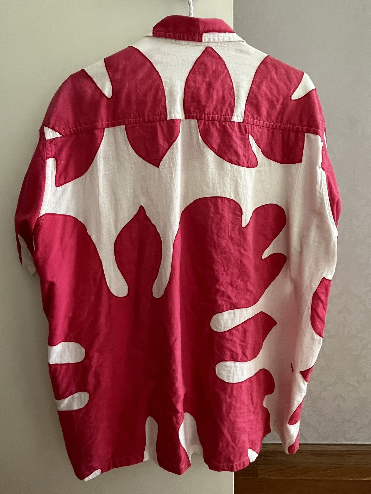 Bode Red and White stitched Bode shirt Size US S / EU 44-46 / 1 - 5 Thumbnail