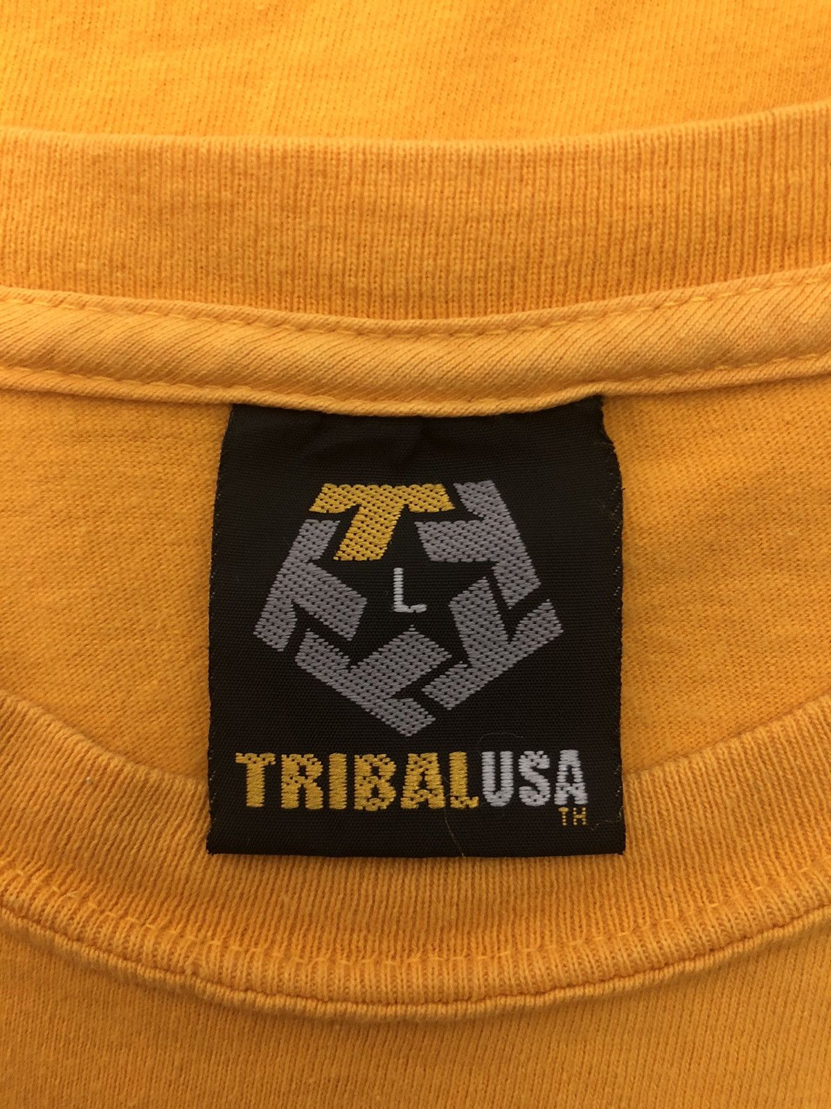 Tribal Streetwear × Vintage Y2K 🔥 TRIBAL USA ABEL CYBERPUNK MECHA ROBOT ART TEE RARE Size US L / EU 52-54 / 3 - 14 Thumbnail