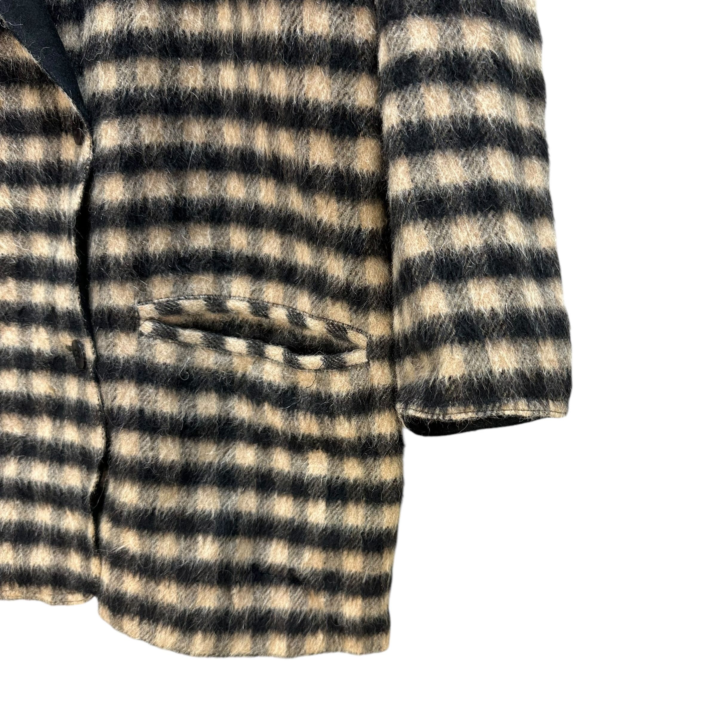 Vintage 90's COMPLICE Checked Double Breast Coat Jacket #A69-1667 Size M / US 6-8 / IT 42-44 - 5 Thumbnail