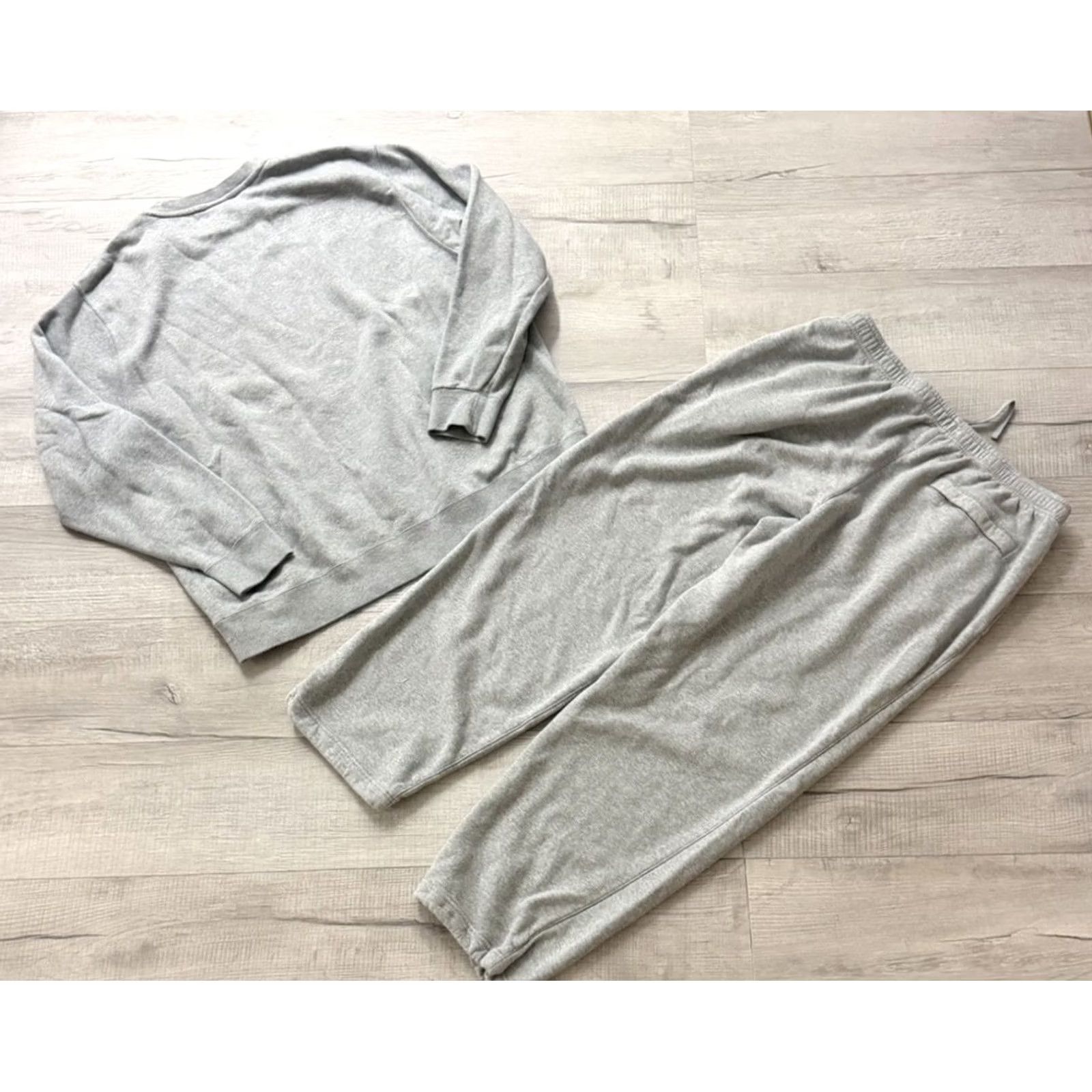 Nike Nike Gray Sweatshirt & Pants Set Size XL/XXL Sweatsuit Club Fleece 90s Mens Size US XL / EU 56 / 4 - 2 Thumbnail