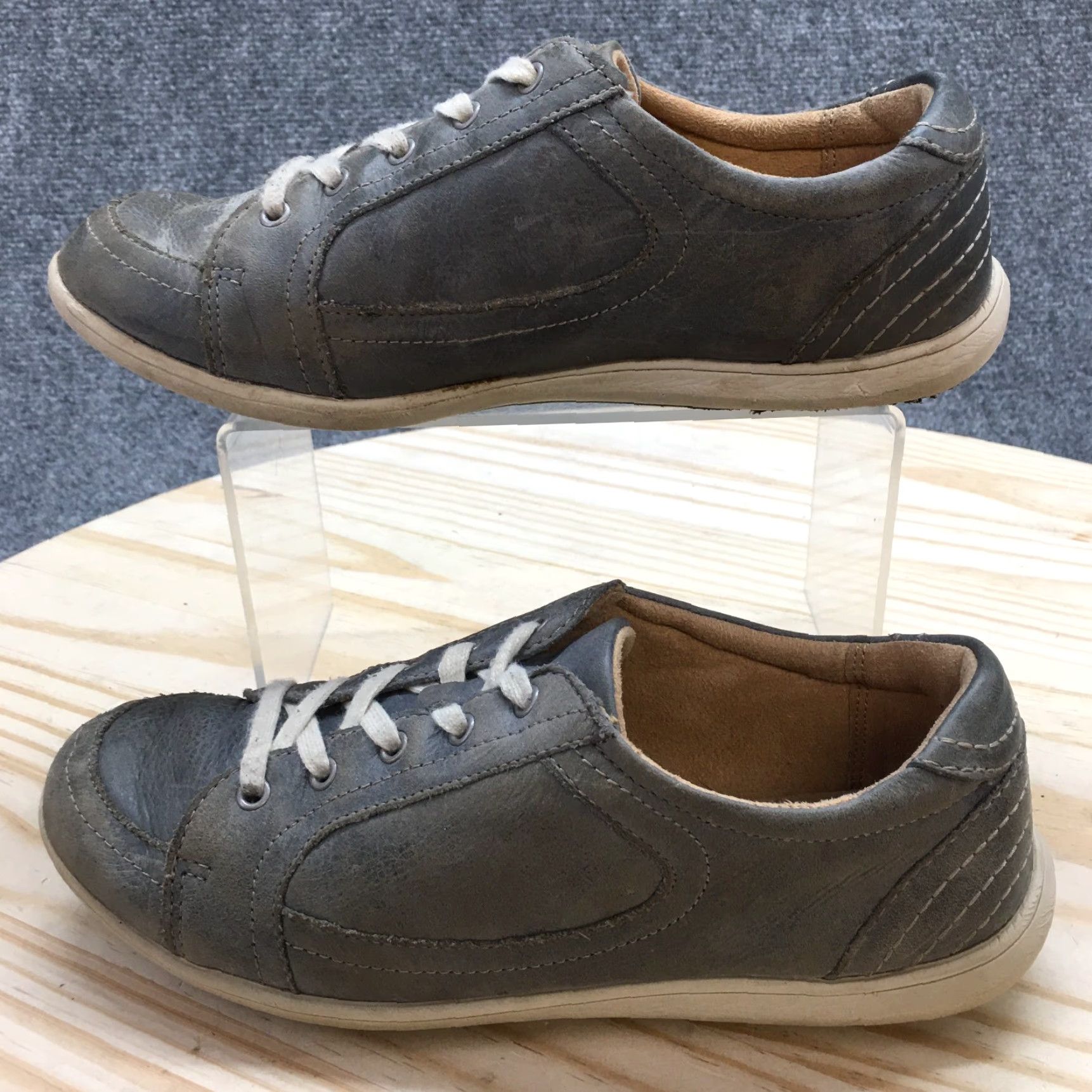 Naturalizer Naturalizer Jaden Sneakers Womens 6.5M Leather Blue Lace Up Low Top Casual Shoe Size M / US 6-8 / IT 42-44 - 2 Thumbnail