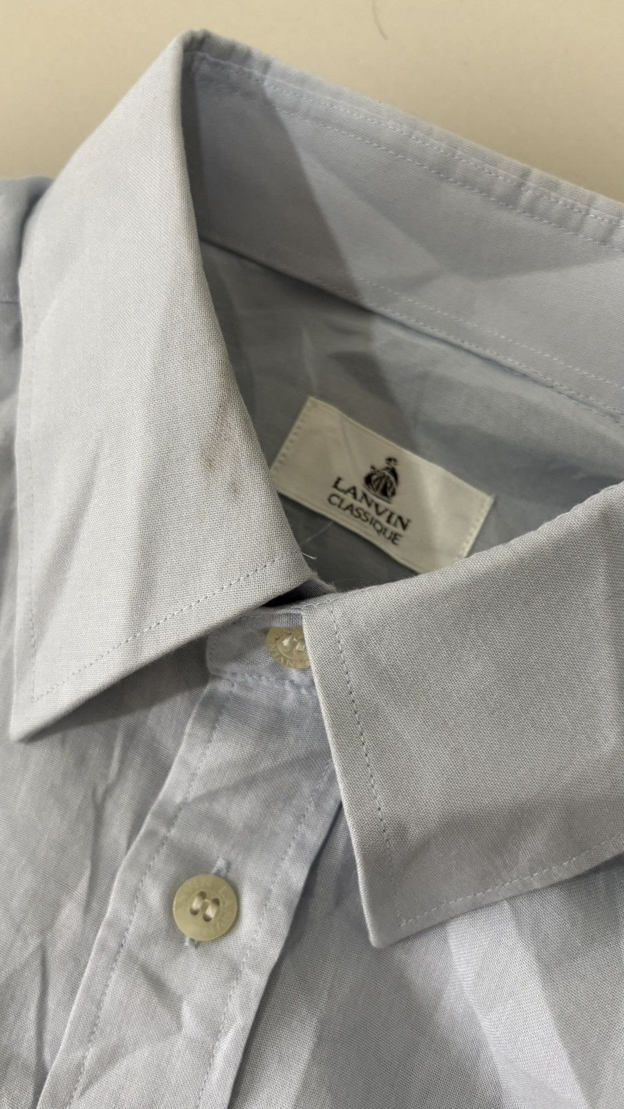 Lanvin LANVIN CLASSIC SHIRT BUTTON RAYON Size US L / EU 52-54 / 3 - 3 Thumbnail