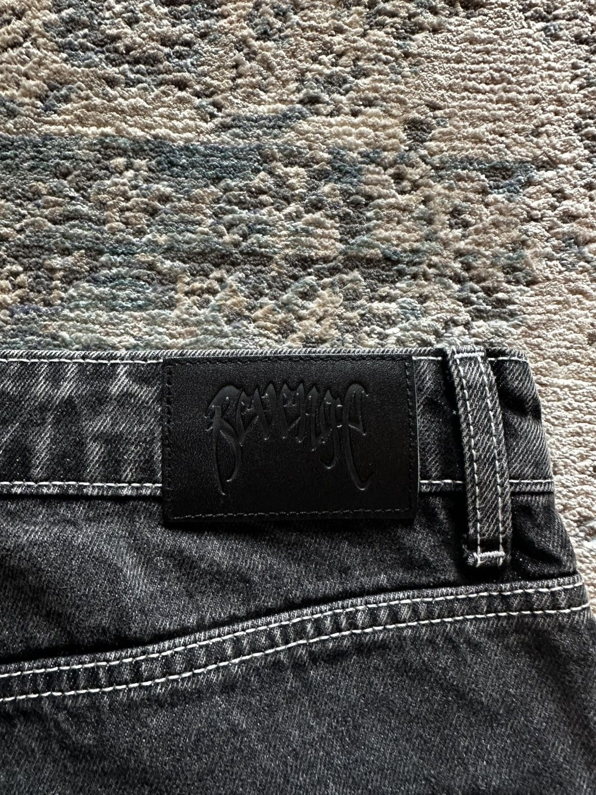 Revenge Revenge Cross Denim Black - 32 Size US 32 / EU 48 - 14 Thumbnail
