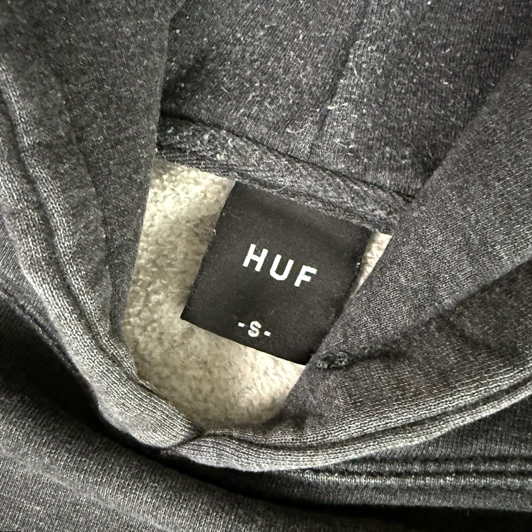 Huf VINTAGE HUF Thrasher Hoodie Adult S Gray Charcoal Heather Asia Tour Skate Rare Size US S / EU 44-46 / 1 - 7 Thumbnail