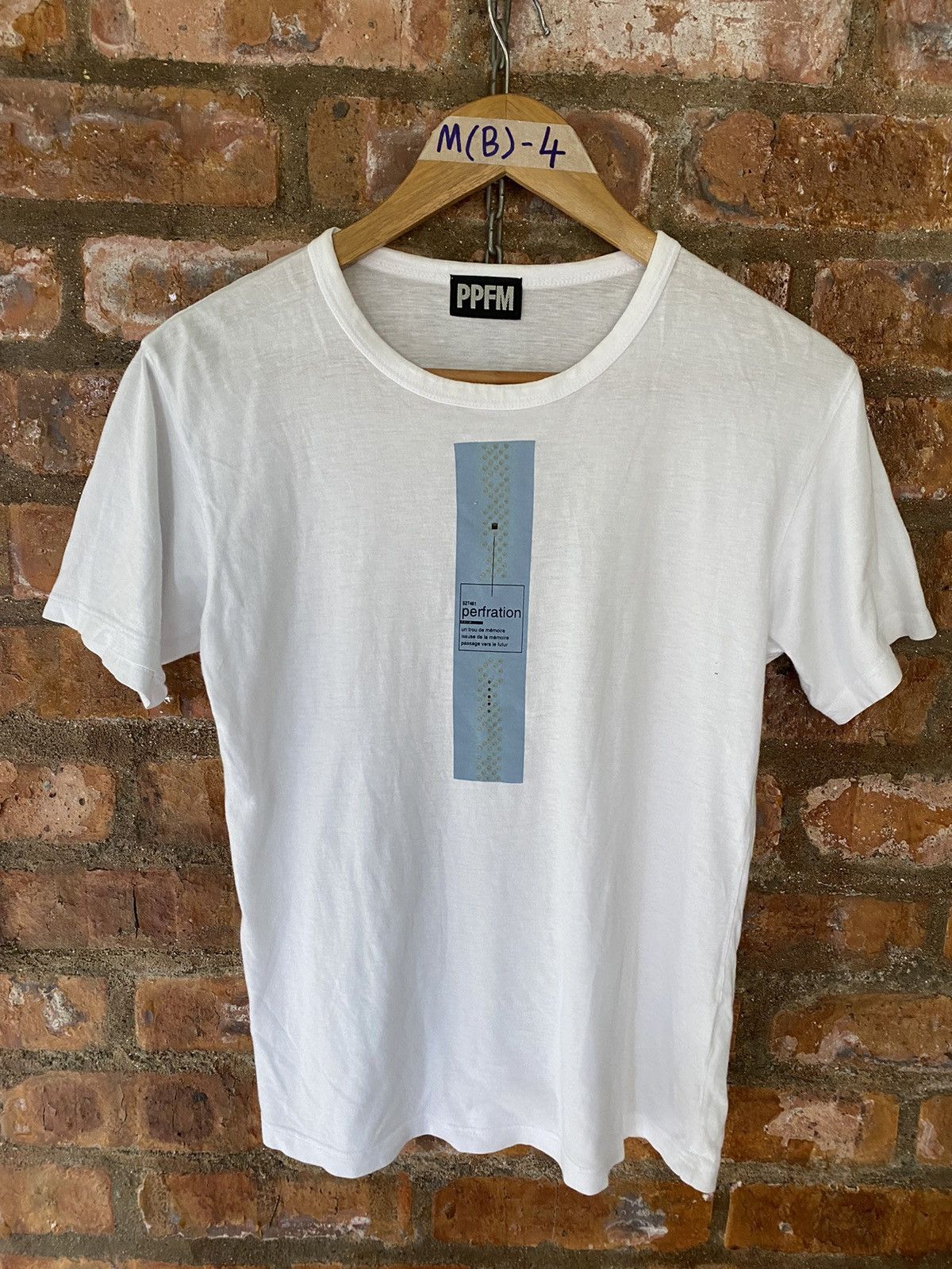 Japanese Brand × PPFM × Shellac 1990s PPFM Perfraction tee Size US S / EU 44-46 / 1 - 2 Thumbnail