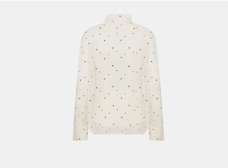 Dior o1w1db10425 311B27A Blouse in White Size M / US 6-8 / IT 42-44 - 2 Thumbnail
