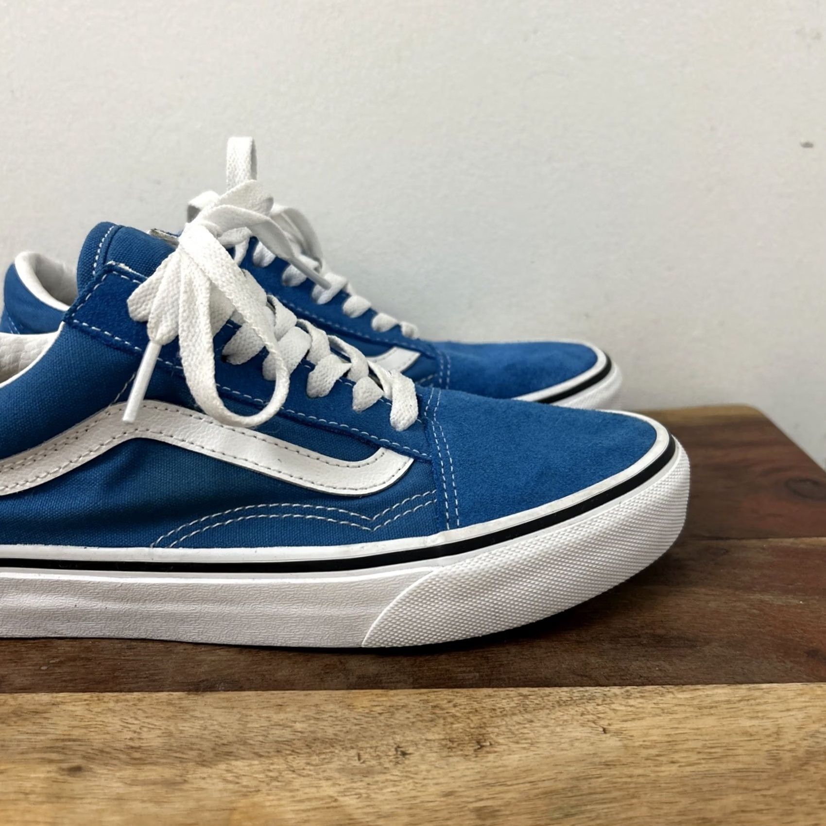 Vans VANS Old Skool Shoe Blue Low Top Mens 5.5 / Women 7 Skateboarding Nike? Size S / US 4 / IT 40 - 3 Thumbnail