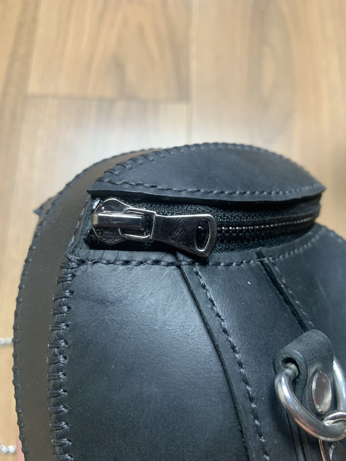 Handmade Handmade leather skull bag made of genuine leather Size ONE SIZE - 9 Thumbnail