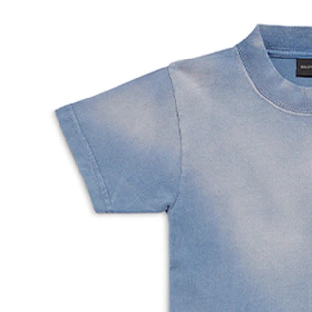 Balenciaga o1la1rc1a0226 Size: KIDS 8 / Back T-Shirt In Blue Size US XXS / EU 40 - 5 Thumbnail