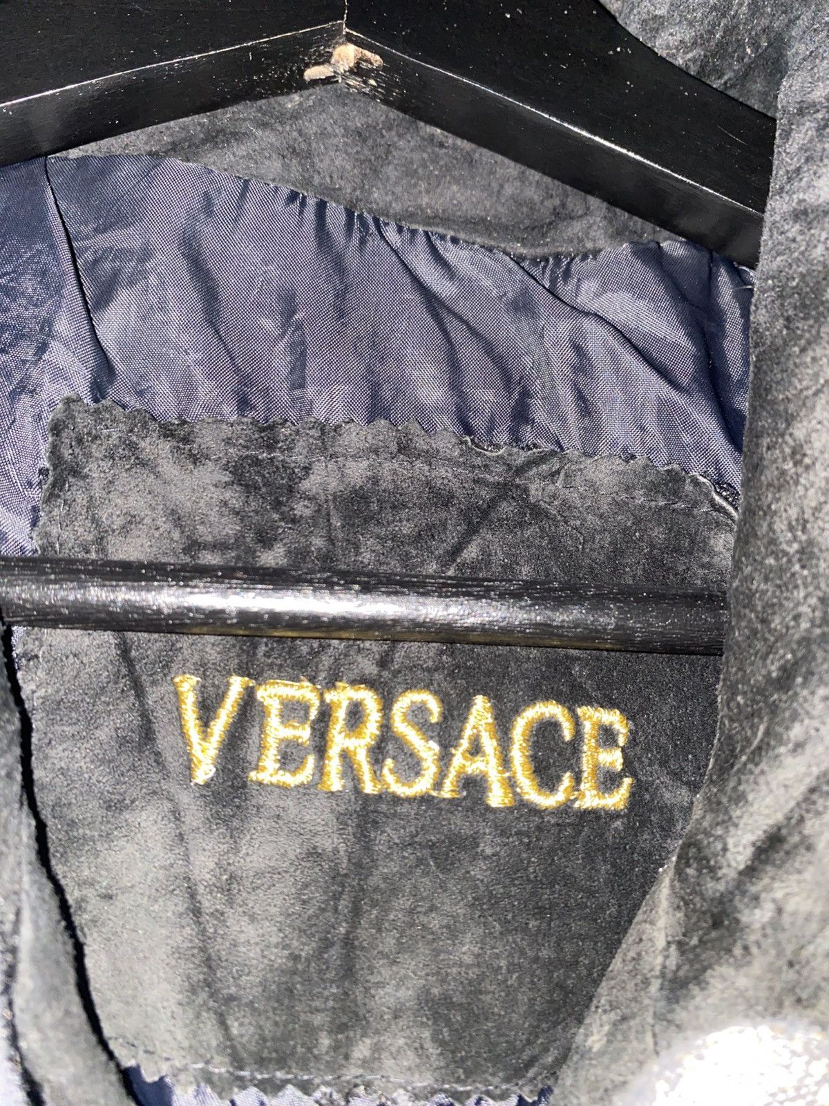 Vintage Vintage Gianni Versace Medusa Embroidery Black Jacket – Bold Size US M / EU 48-50 / 2 - 9 Thumbnail