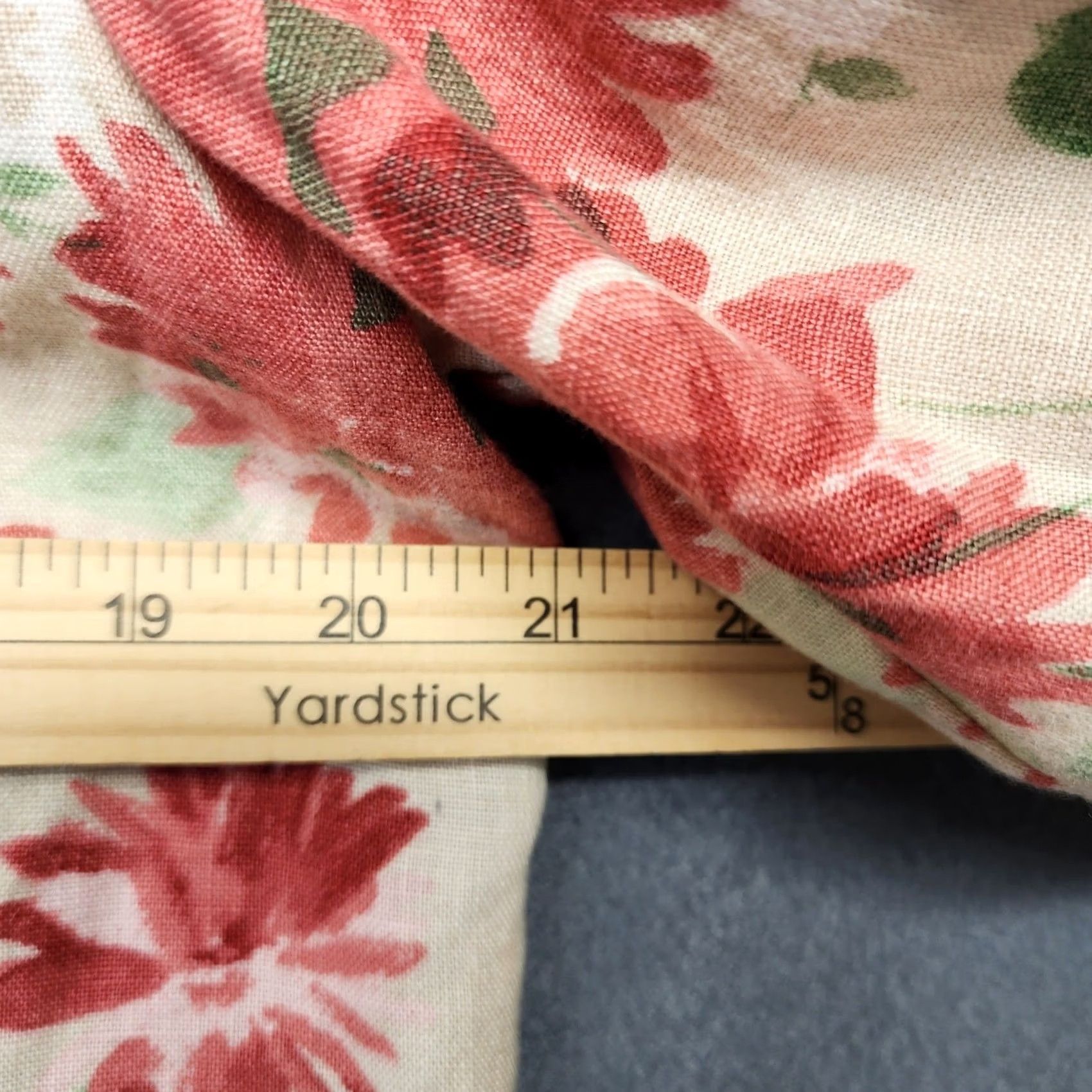 JM Collection JM Collection Womens Top 12 Floral Linen 3/4 Sleeve Button Front Collared Neckline Button-Up Camp Lagenlook Pink Womens Size 12 Regular Crew Neck? Size XL / US 12-14 / IT 48-50 - 5 Thumbnail