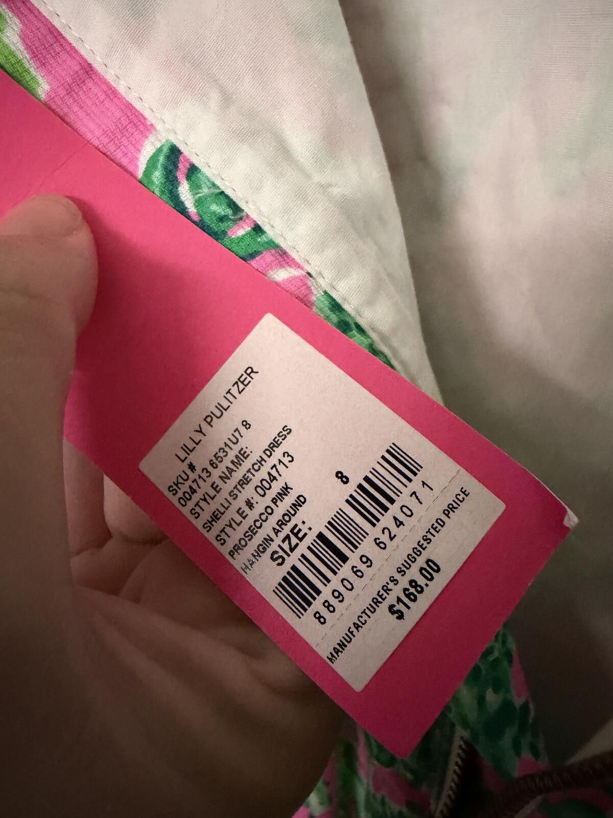 Lilly Pulitzer Lilly Pulitzer Prosecco Pink Hanging Around Shelli Stretch Size M / US 6-8 / IT 42-44 - 6 Thumbnail
