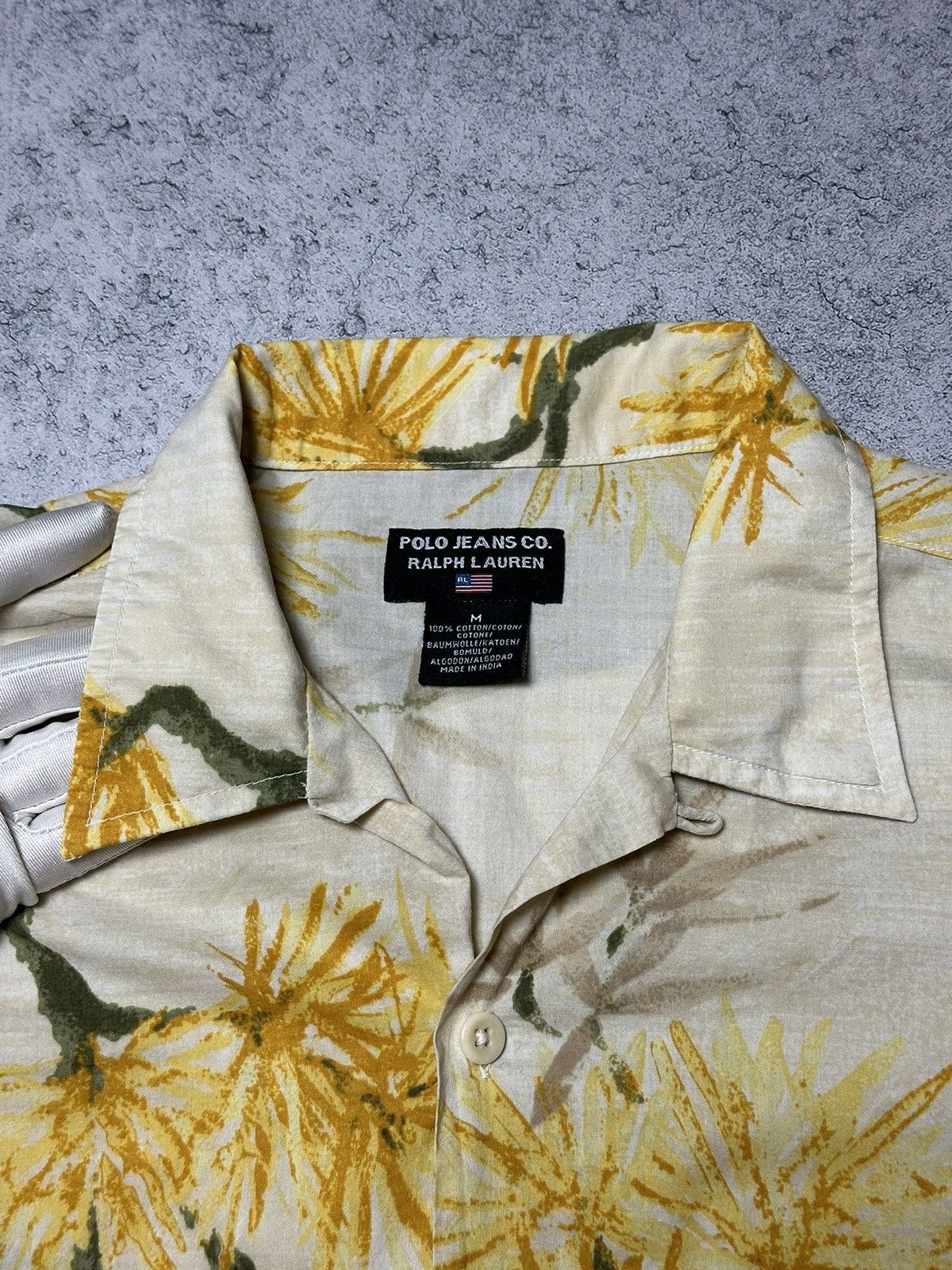 Polo Ralph Lauren Vintage Polo Jeans Co Ralph Lauren Pine Trees Hawaiian Shirt Size US M / EU 48-50 / 2 - 7 Thumbnail