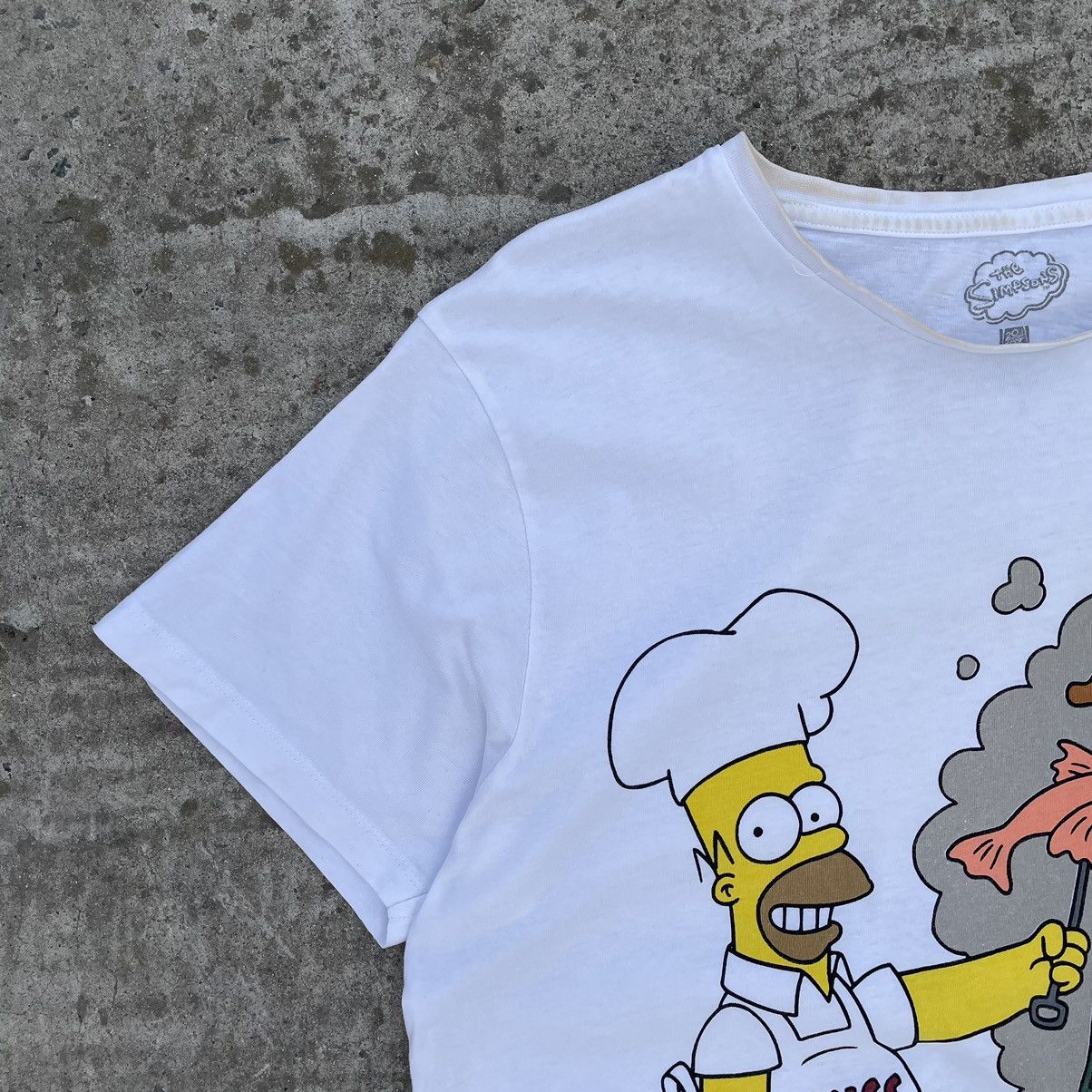 The Simpsons × Vintage Vintage T-shirts Homer The Simpson Big Logo Kiss The Cheff Size US L / EU 52-54 / 3 - 5 Thumbnail