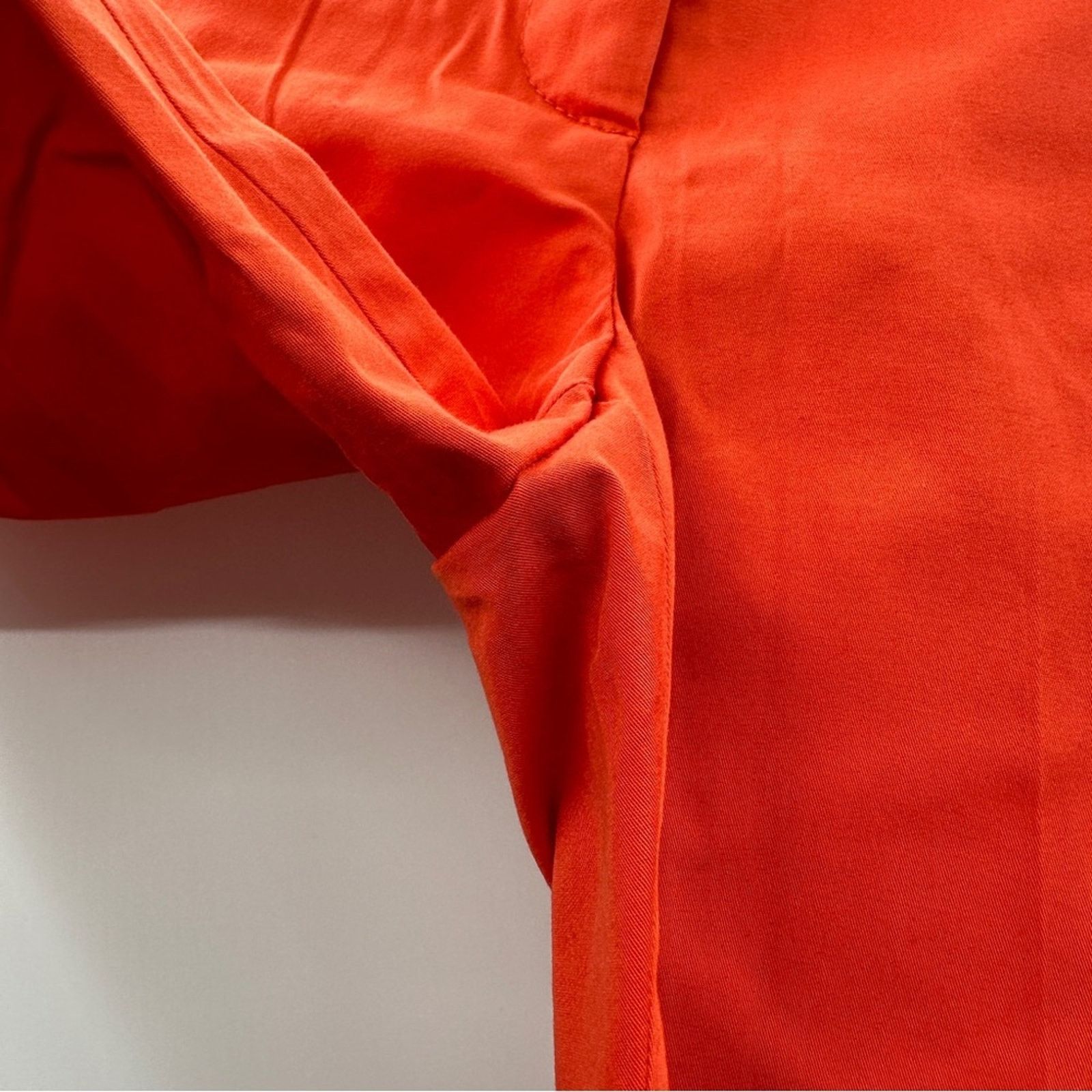 Trina Turk Trina Turk Bright Orange Mid Rise Straight Ankle Dress Pants Size 30" / US 8 / IT 44 - 5 Thumbnail
