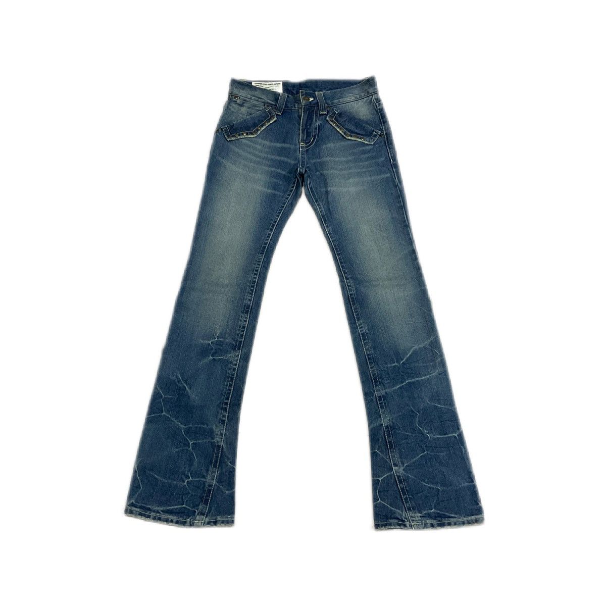 Hysteric Glamour × If Six Was Nine × Japanese Brand 🔥Sick Y2K Rock Wood Rivet Flared Denim LGB Size US 30 / EU 46 - 2 Thumbnail