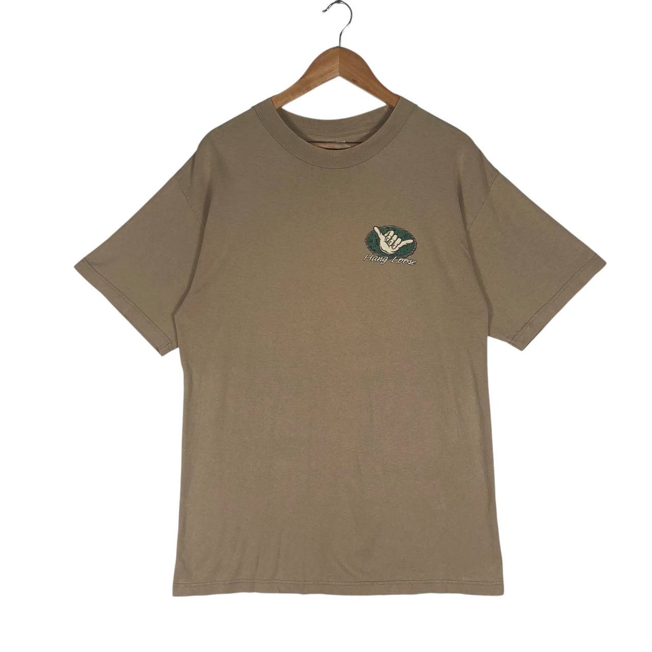 Vintage Vintage 90's Hang Loose Hawaii T-Shirt Size US L / EU 52-54 / 3 - 1 Thumbnail