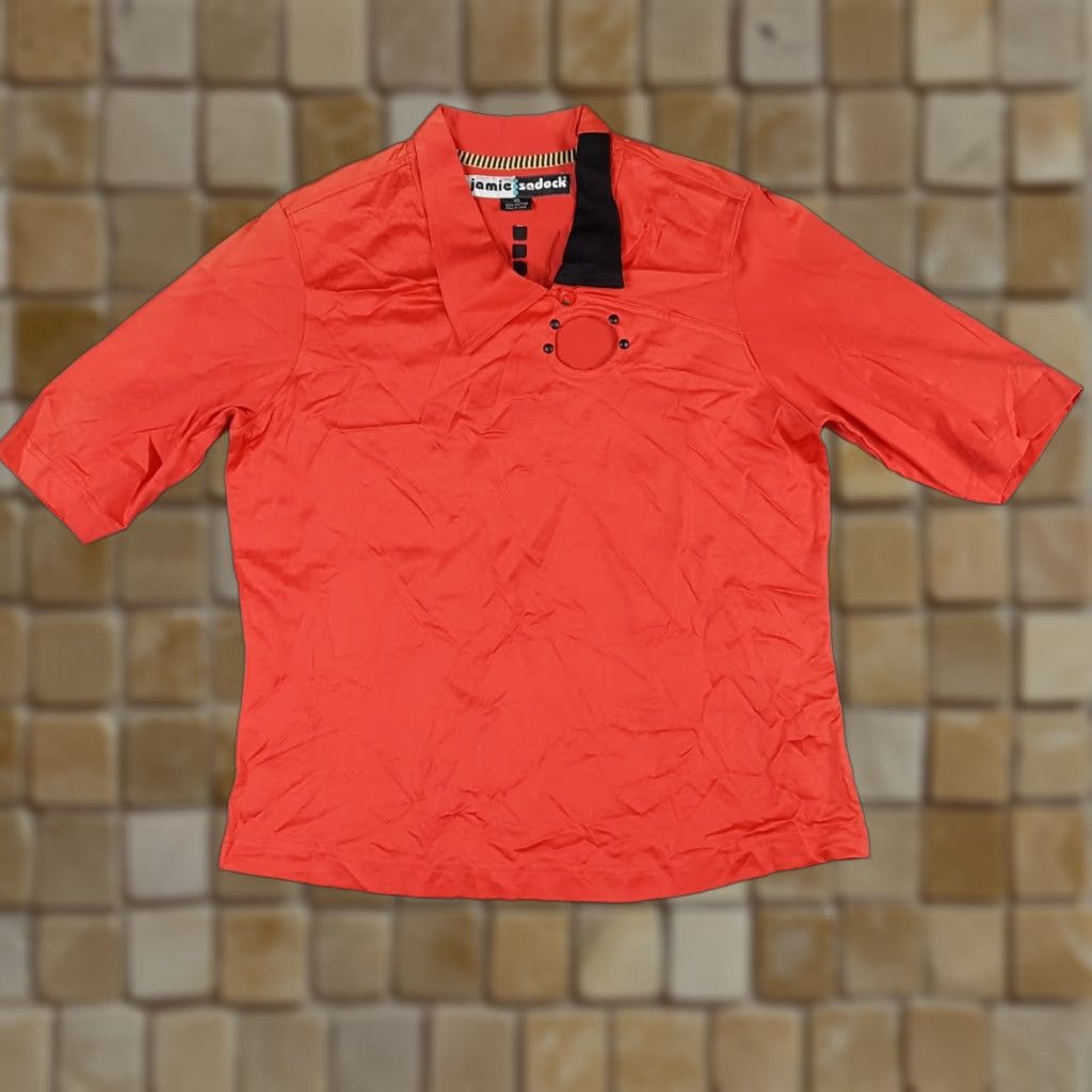 Vintage VINTAGE Jamie Sadock Polo Shirt Women's XS Button Collar Golf Polo Shirt Size XS / US 0-2 / IT 36-38 - 1 Thumbnail