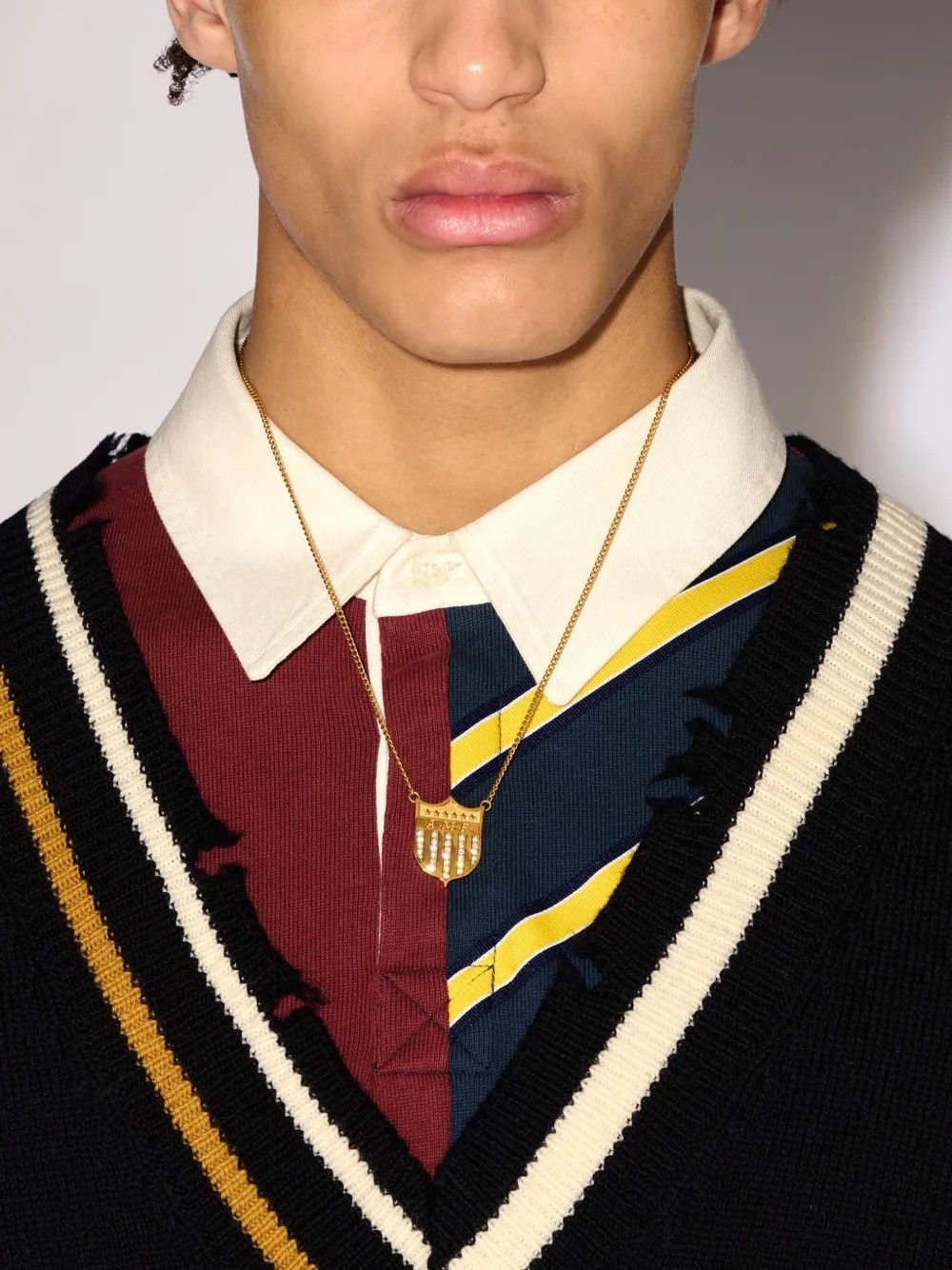 Ambush Design AMBUSH varsity shield necklace gold plated Made in Japan Size ONE SIZE - 1 Thumbnail