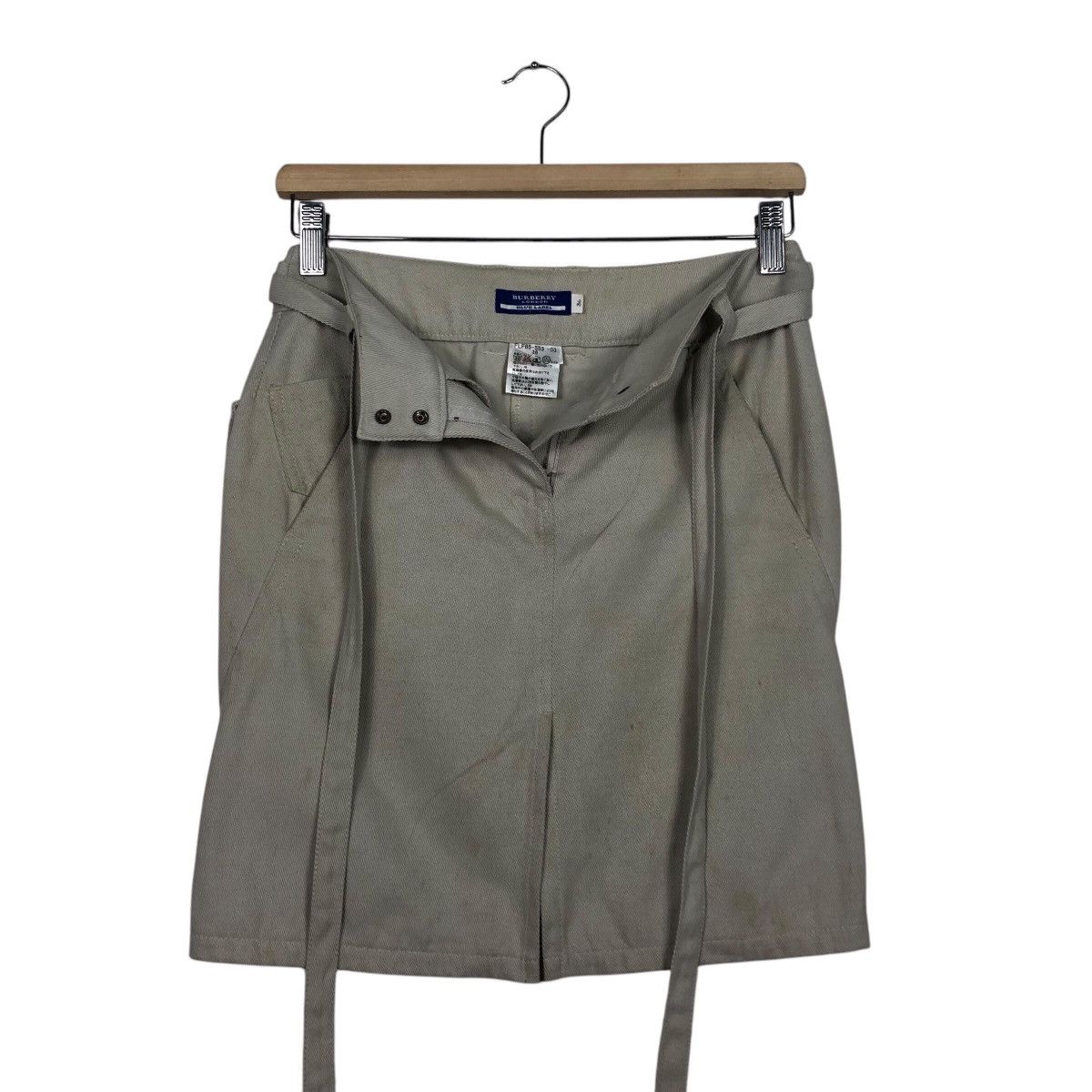 Burberry 📌Vintage Skirt Duck Canvas Burberry London Blue Label Size 36" / US 14 / IT 50 - 14 Thumbnail