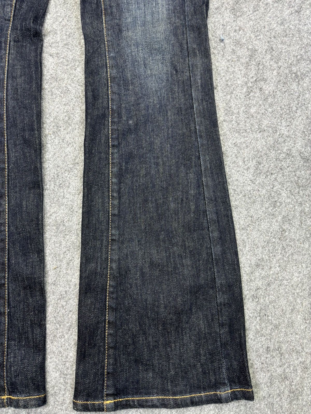 Japanese Brand Flare💥Edelweiss Flare Denim F861 Size 32" / US 10 / IT 46 - 5 Thumbnail