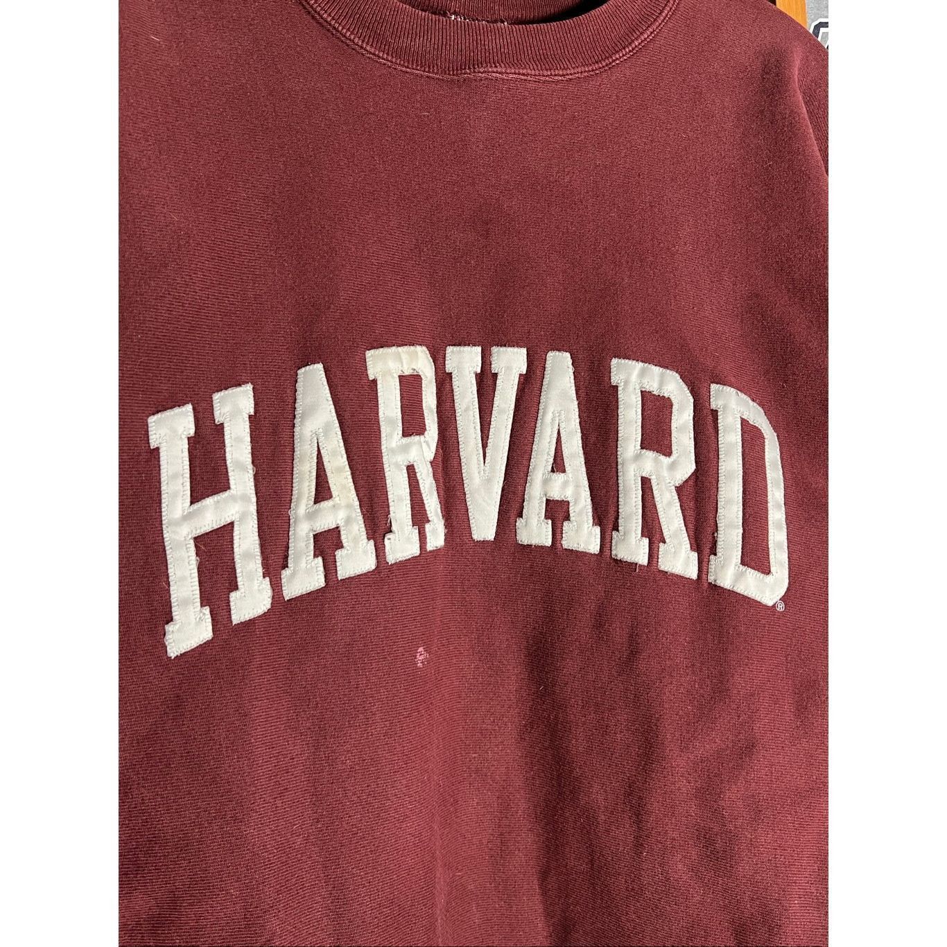 Champion Vintage 90s Champion Harvard University Reverse Weave Sweate Size US XL / EU 56 / 4 - 2 Thumbnail