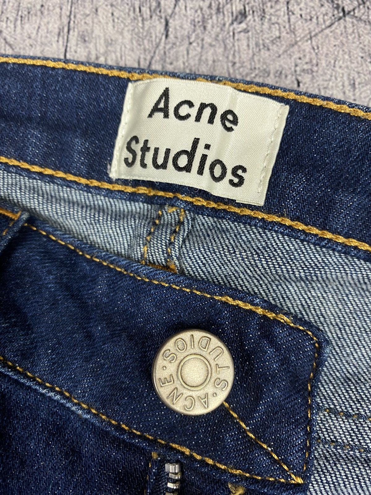 Acne Studios × Designer Acne Studios Skin 5 Storm Designer Jeans Size 28" / US 6 / IT 42 - 9 Thumbnail